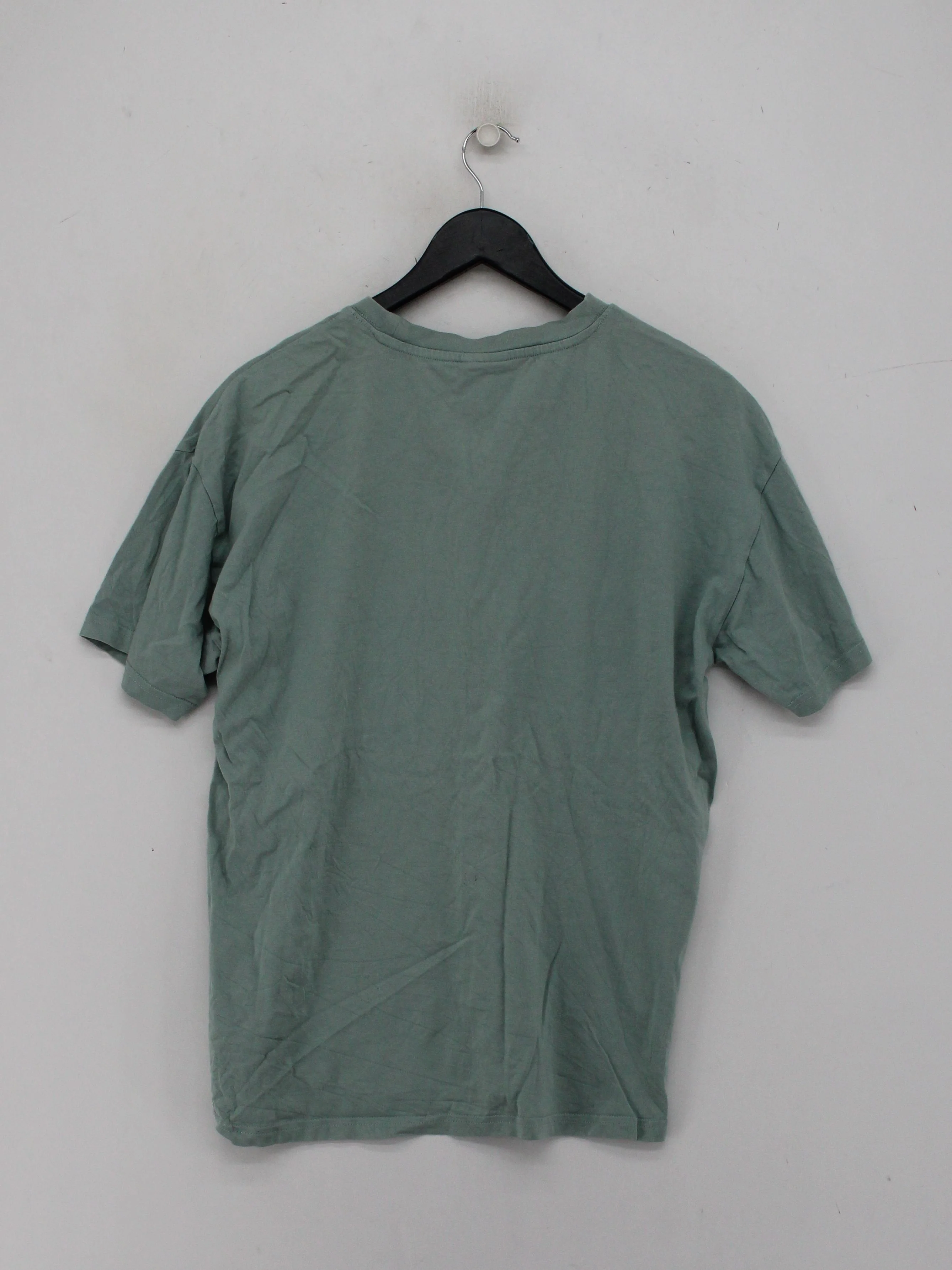 Gymshark Men's T-Shirt M Green 100% Cotton Round Neck Basic - Image 2