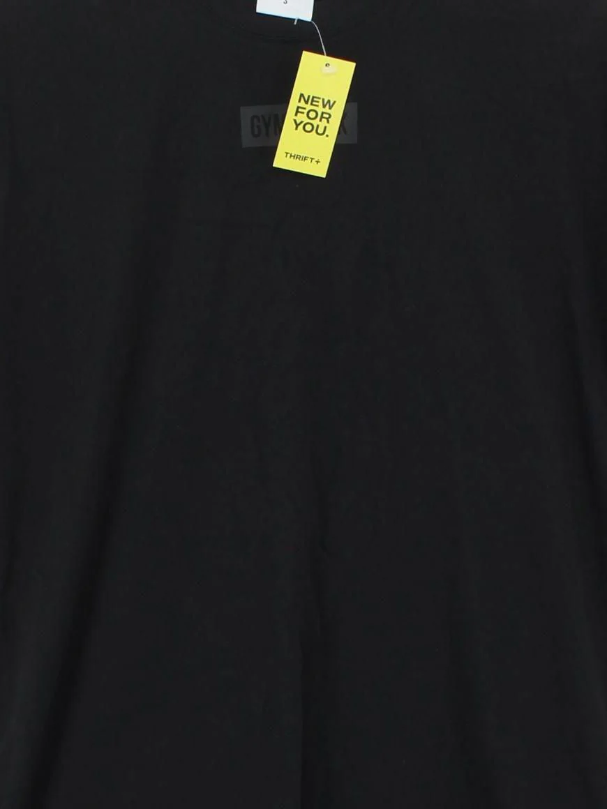 Gymshark Men's T-Shirt S Black 100% Cotton Basic - Image 3