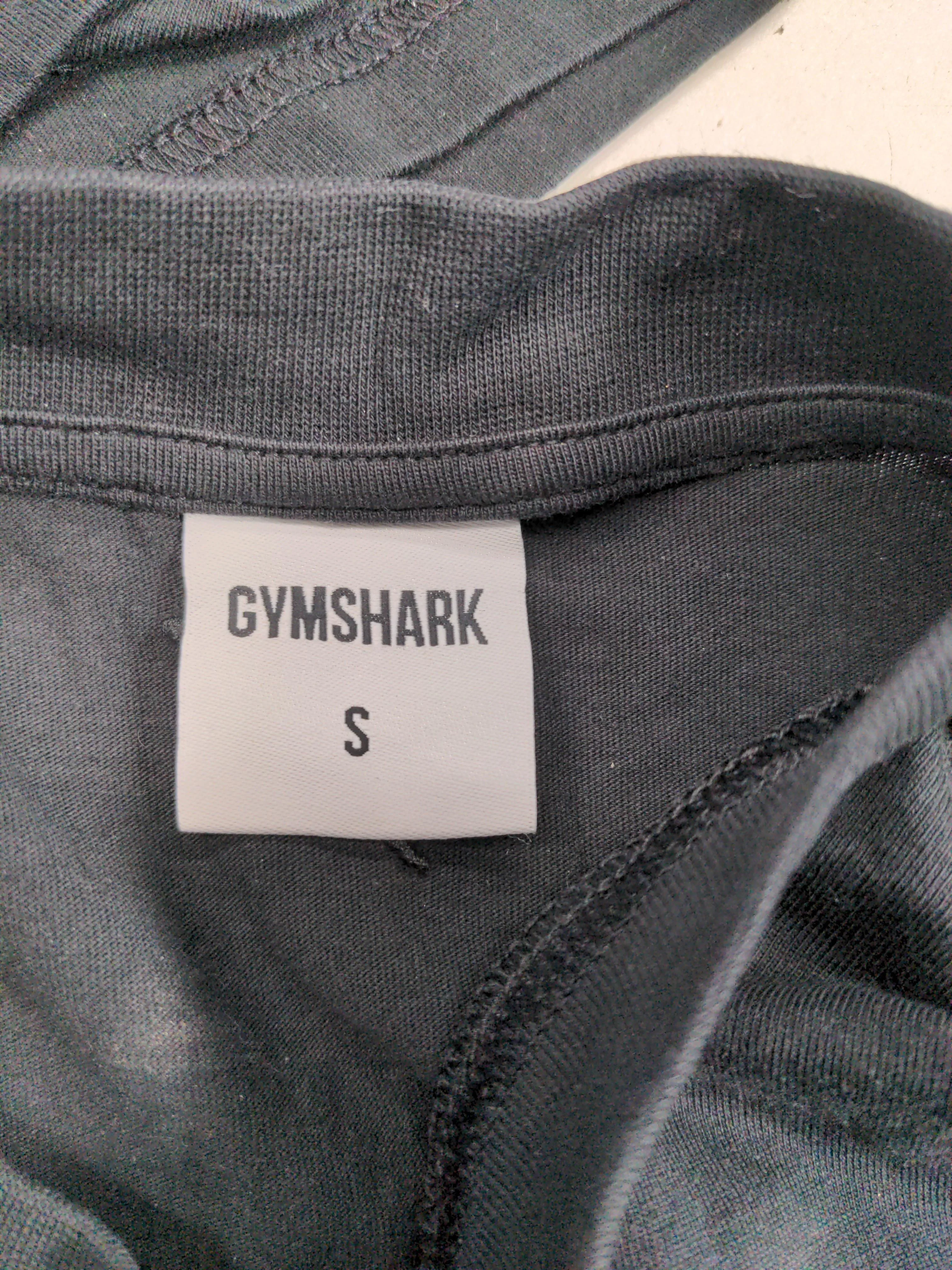 Gymshark Men's T-Shirt S Black 100% Cotton Basic - Image 5
