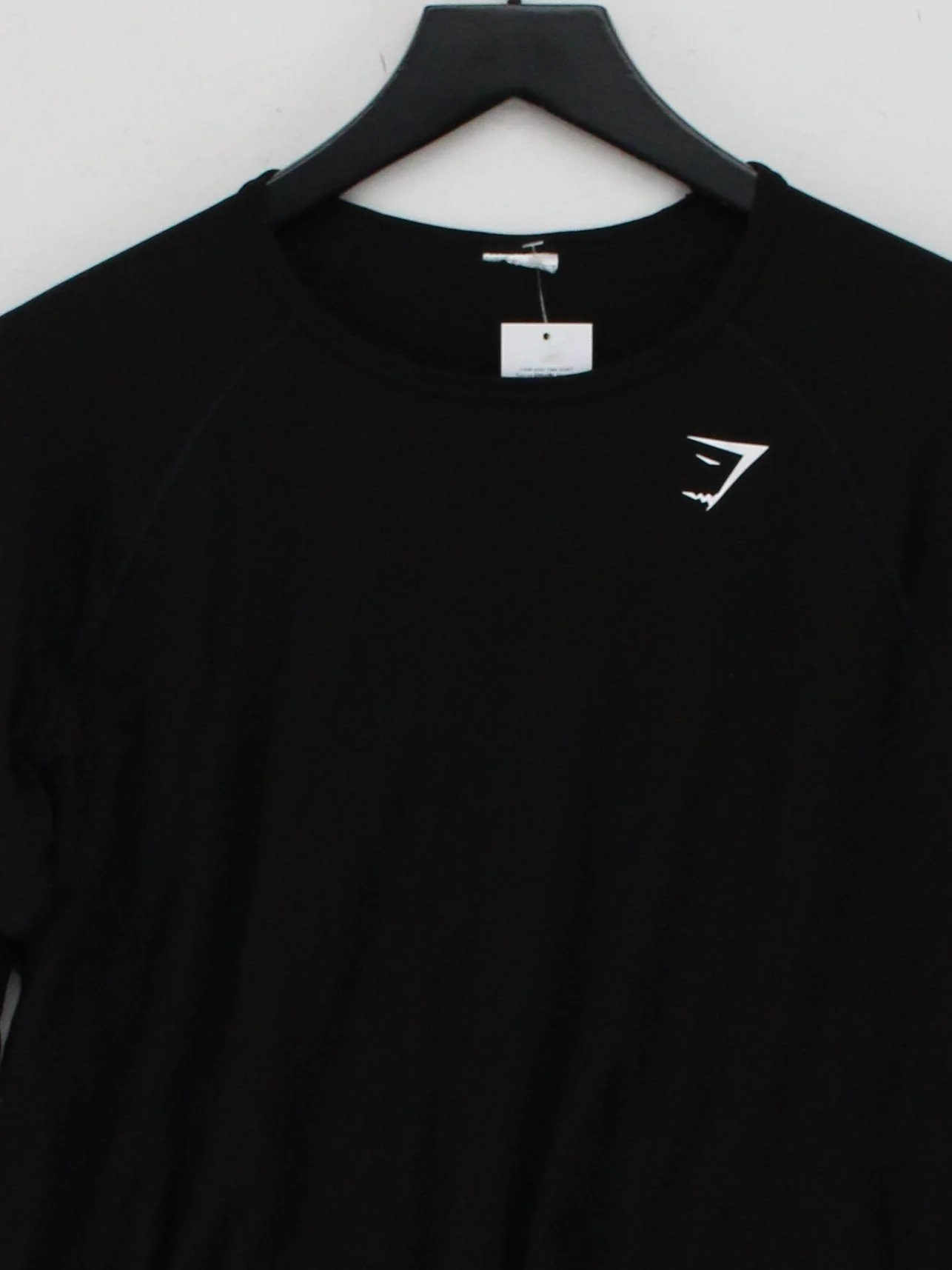 Gymshark Men's T-Shirt S Black 100% Other Round Neck Basic - Image 3