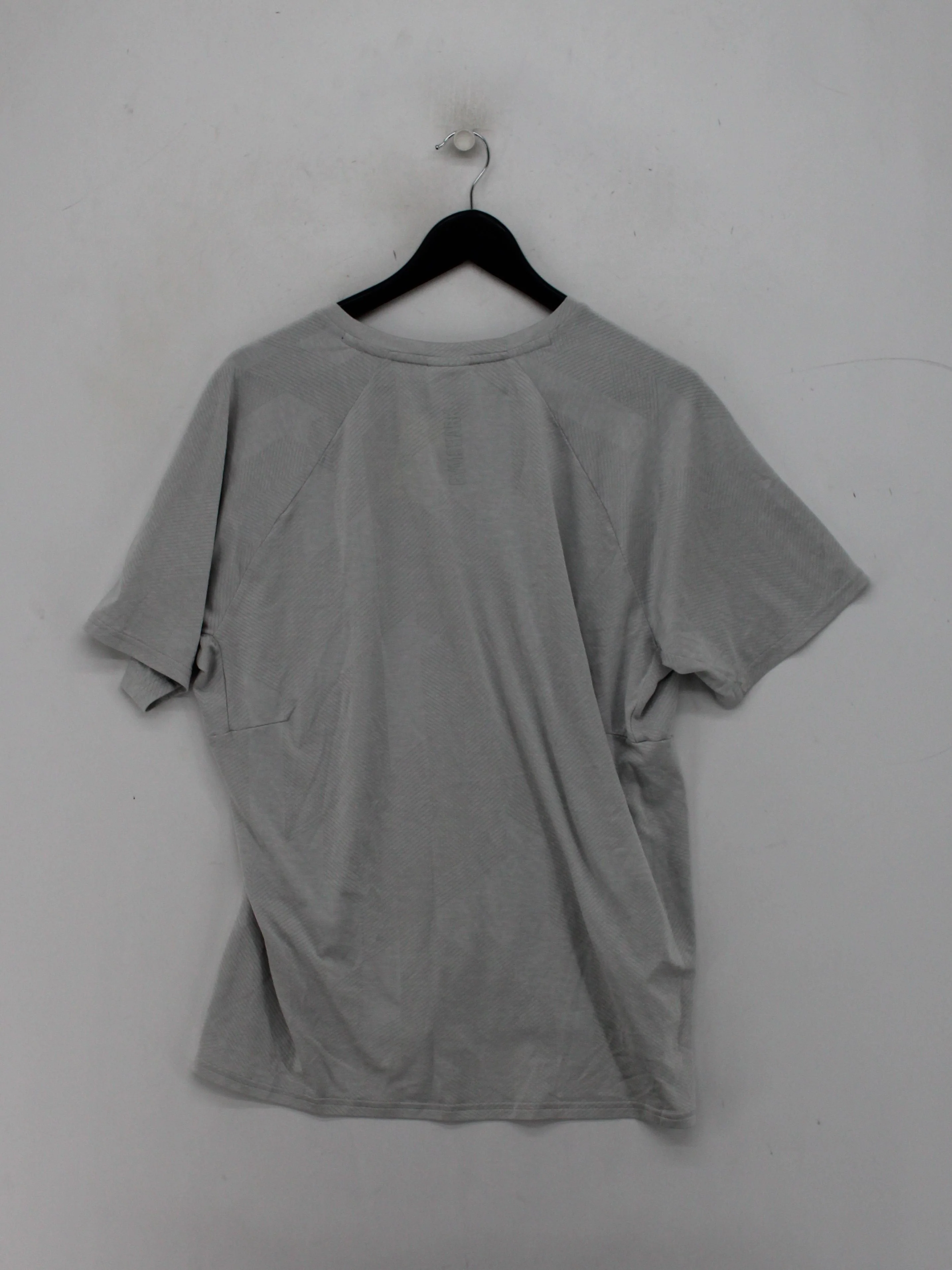 Gymshark Men's T-Shirt XL Grey Polyester with Polyester Round Neck Basic - Image 2