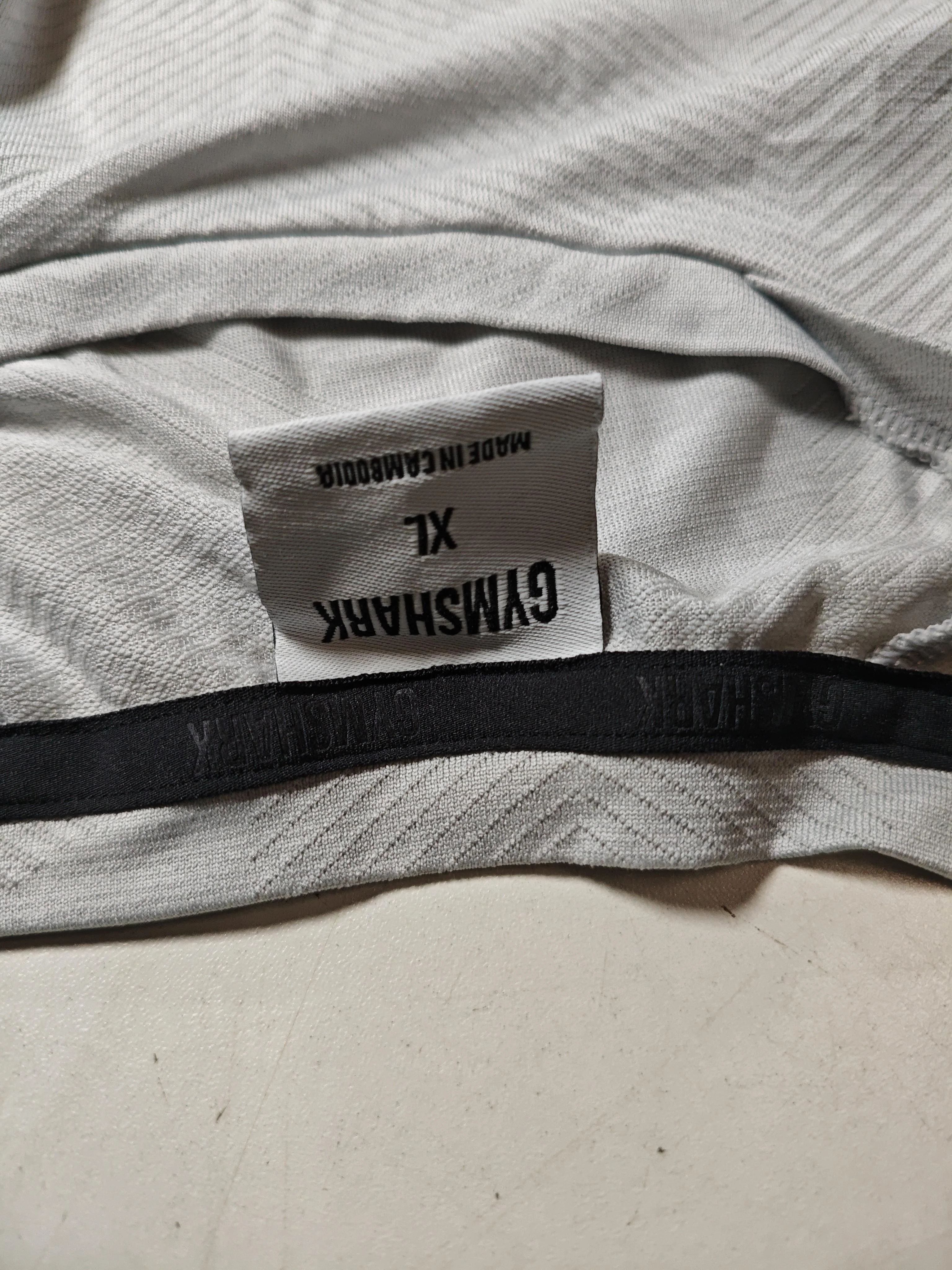 Gymshark Men's T-Shirt XL Grey Polyester with Polyester Round Neck Basic - Image 5