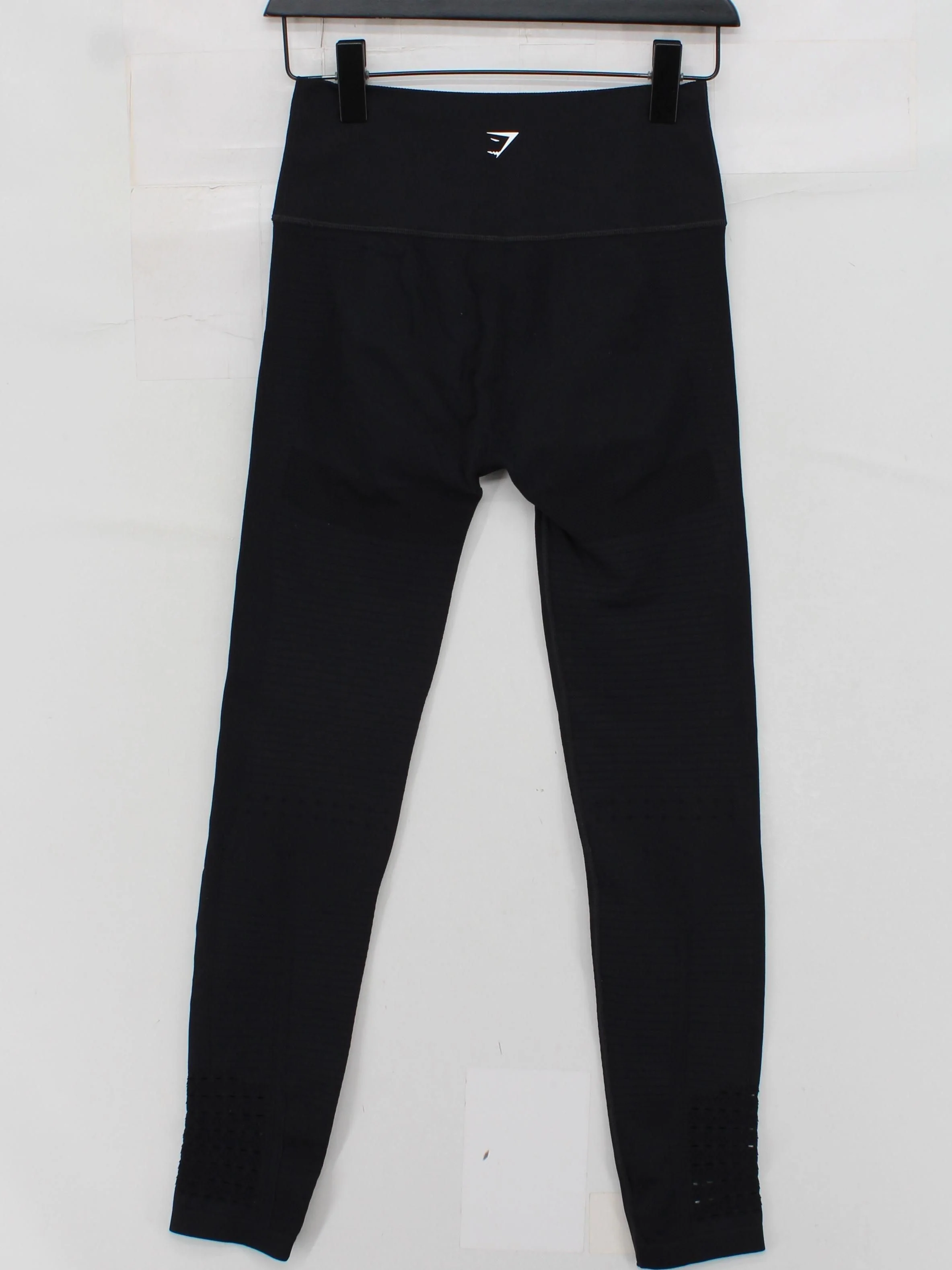 Gymshark Women's Leggings M Black 100% Other Full length - Image 2