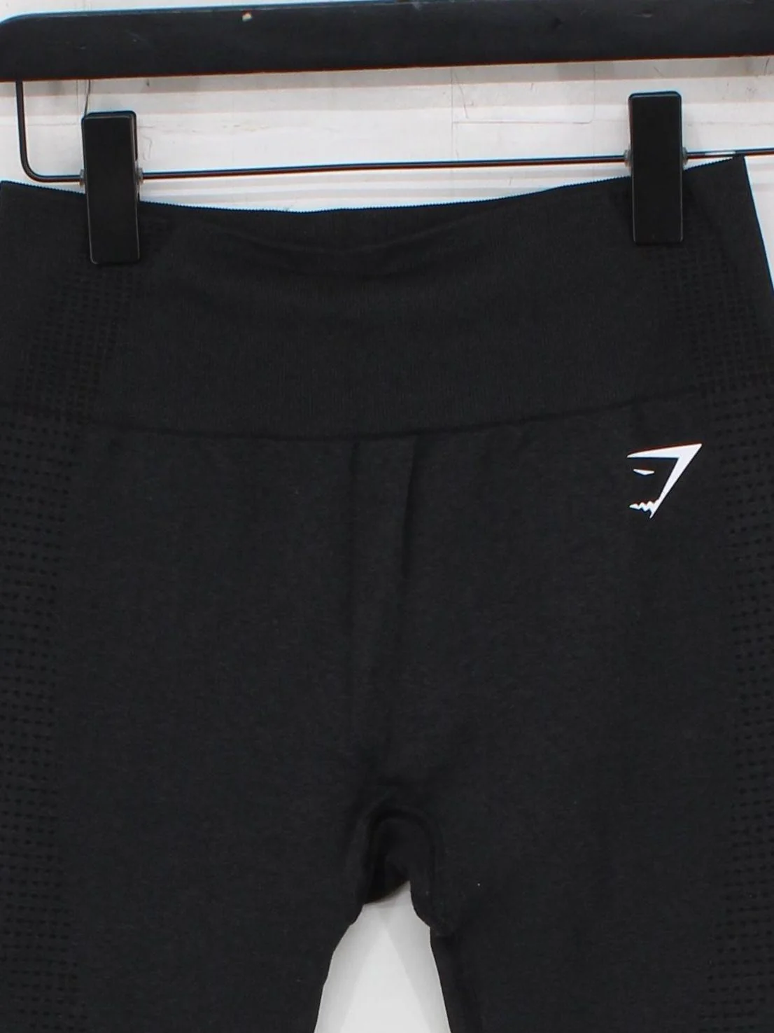 Gymshark Women's Leggings M Black Nylon with Elastane Full length - Image 3
