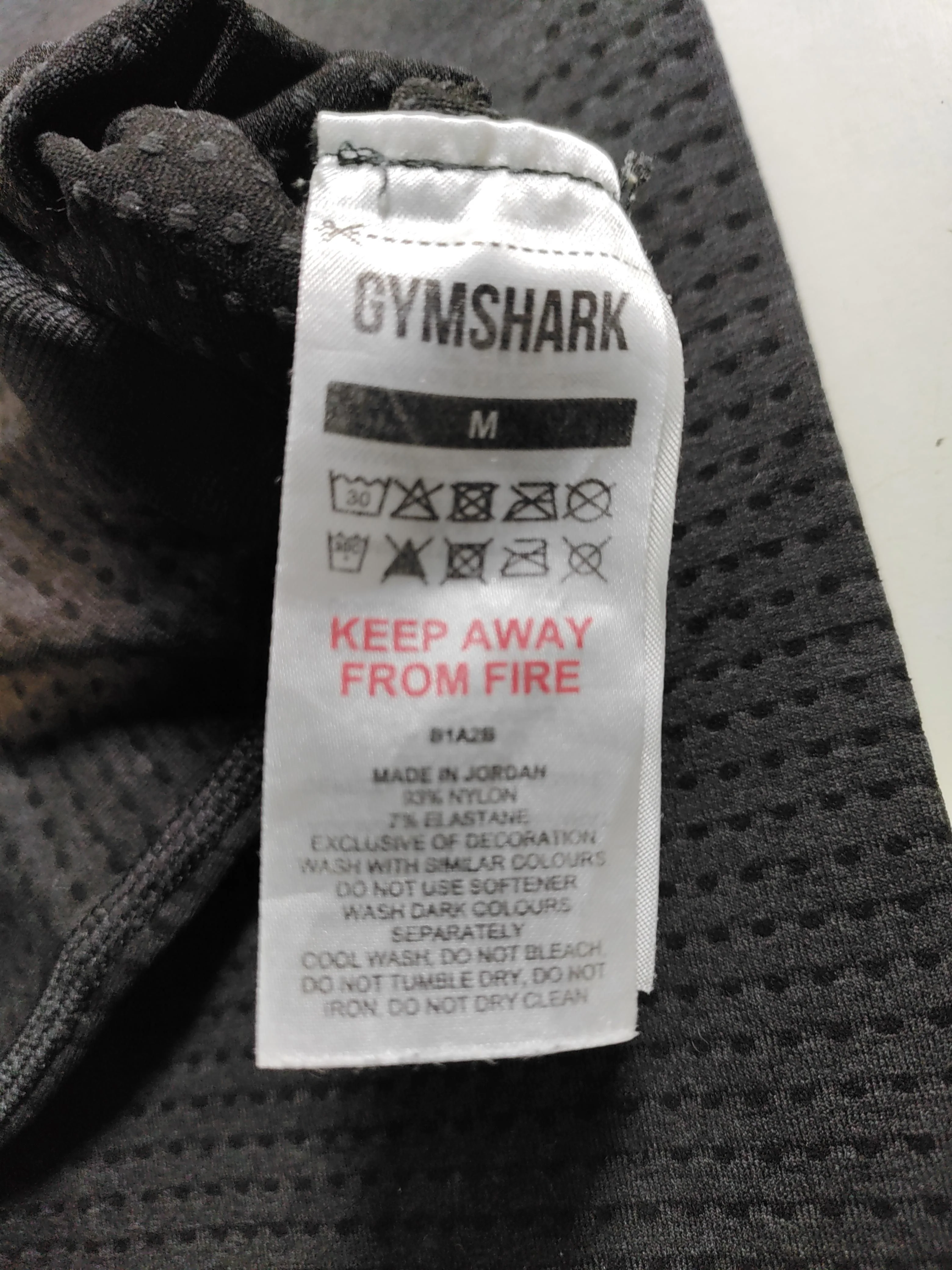 Gymshark Women's Leggings M Black Nylon with Elastane Full length - Image 7
