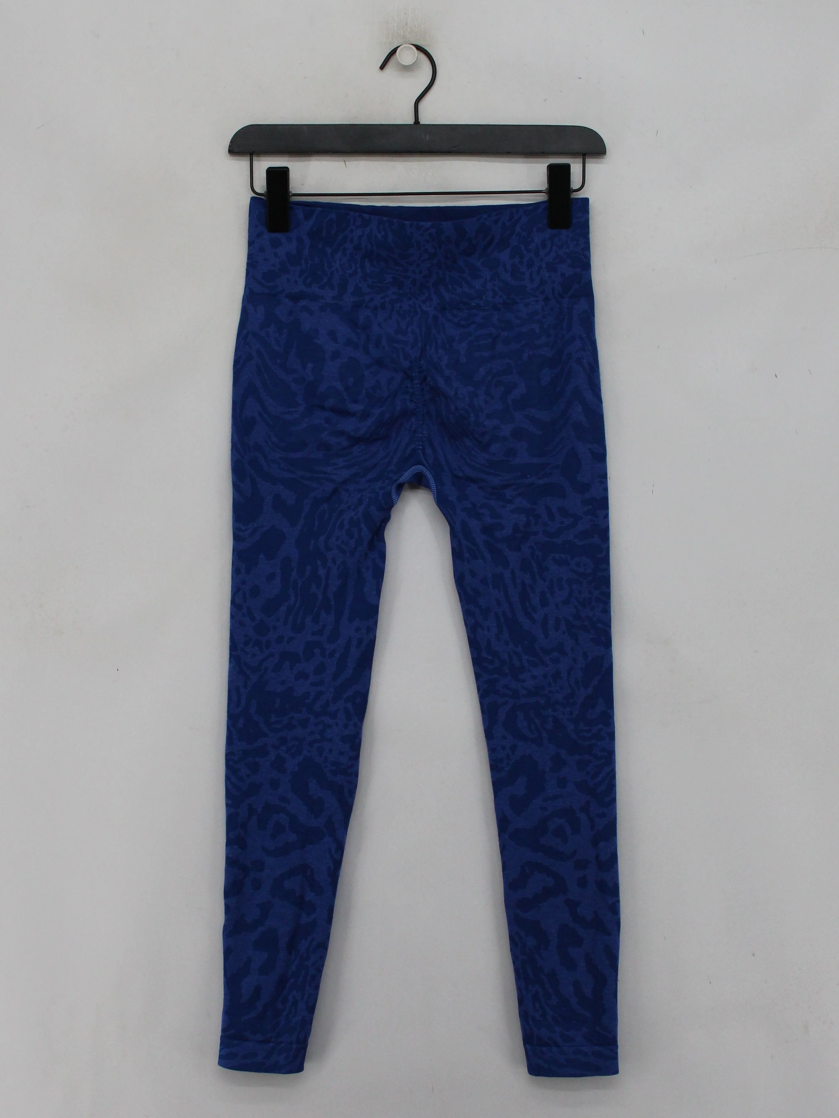 Gymshark Women's Leggings M Blue Nylon with Polyester, Elastane Full length - Image 2