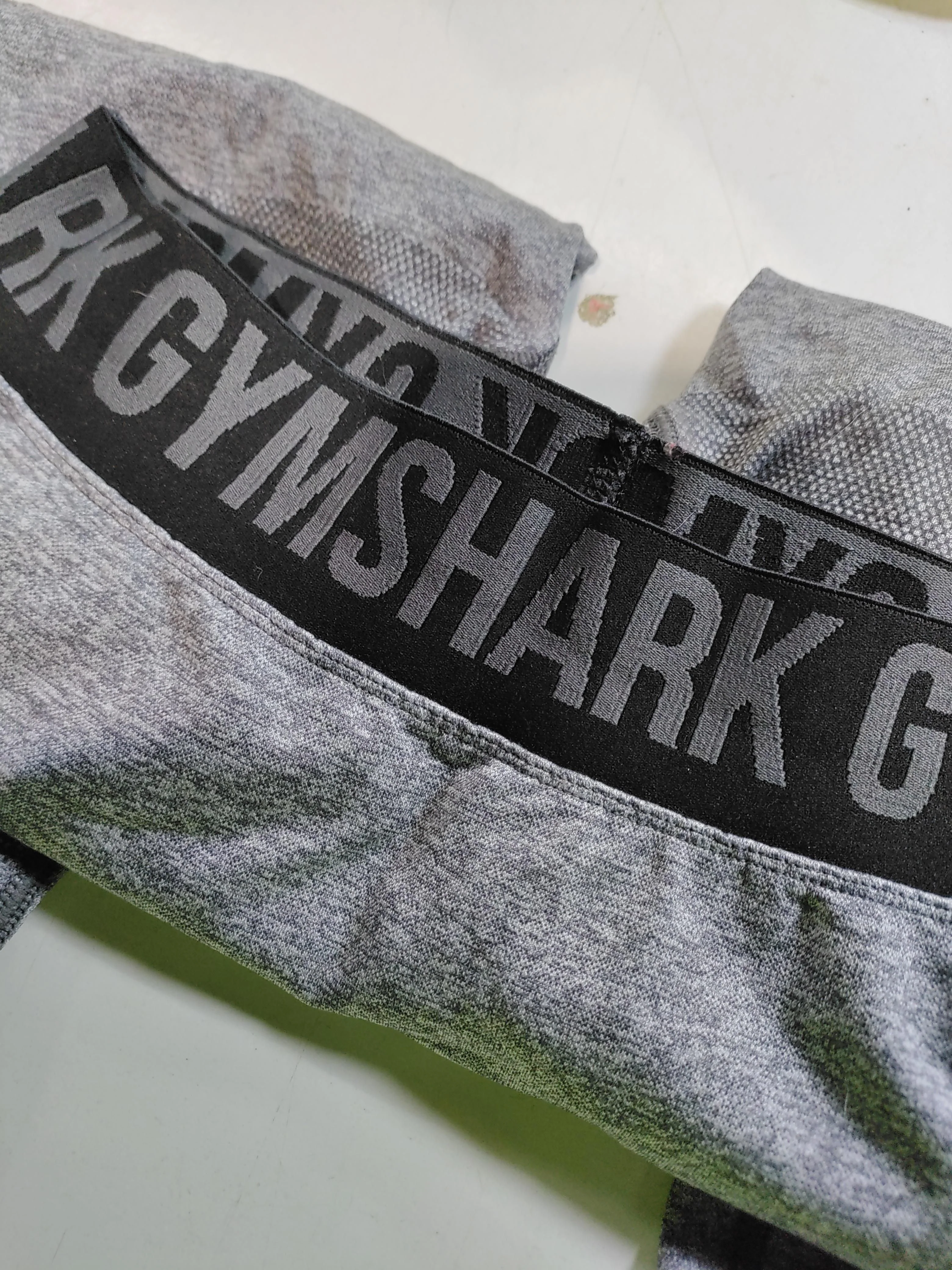 Gymshark Women's Leggings M Grey Polyamide with Polyester, Elastane Full length - Image 5