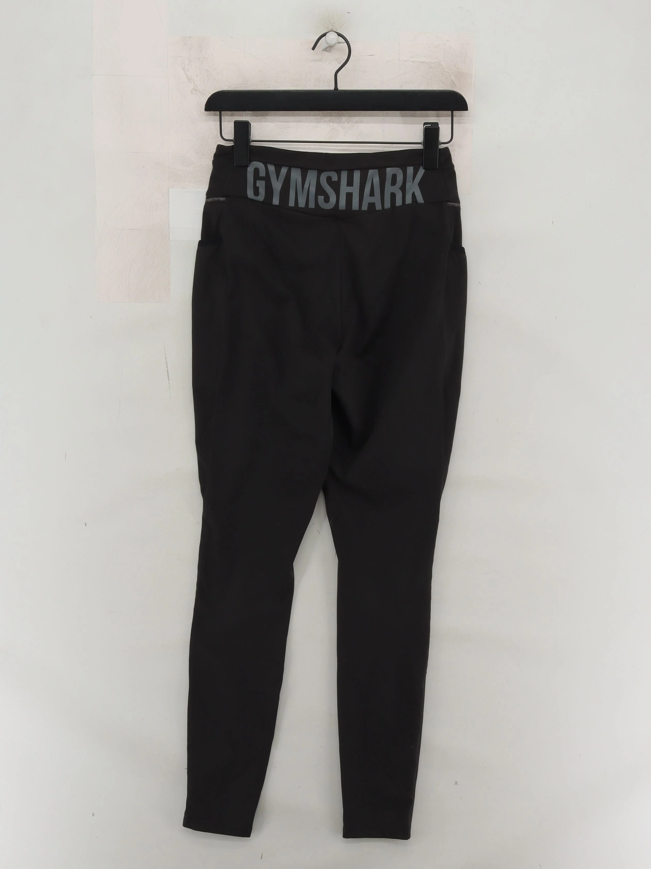 Gymshark Women's Leggings S Black Nylon with Elastane Full length - Image 2