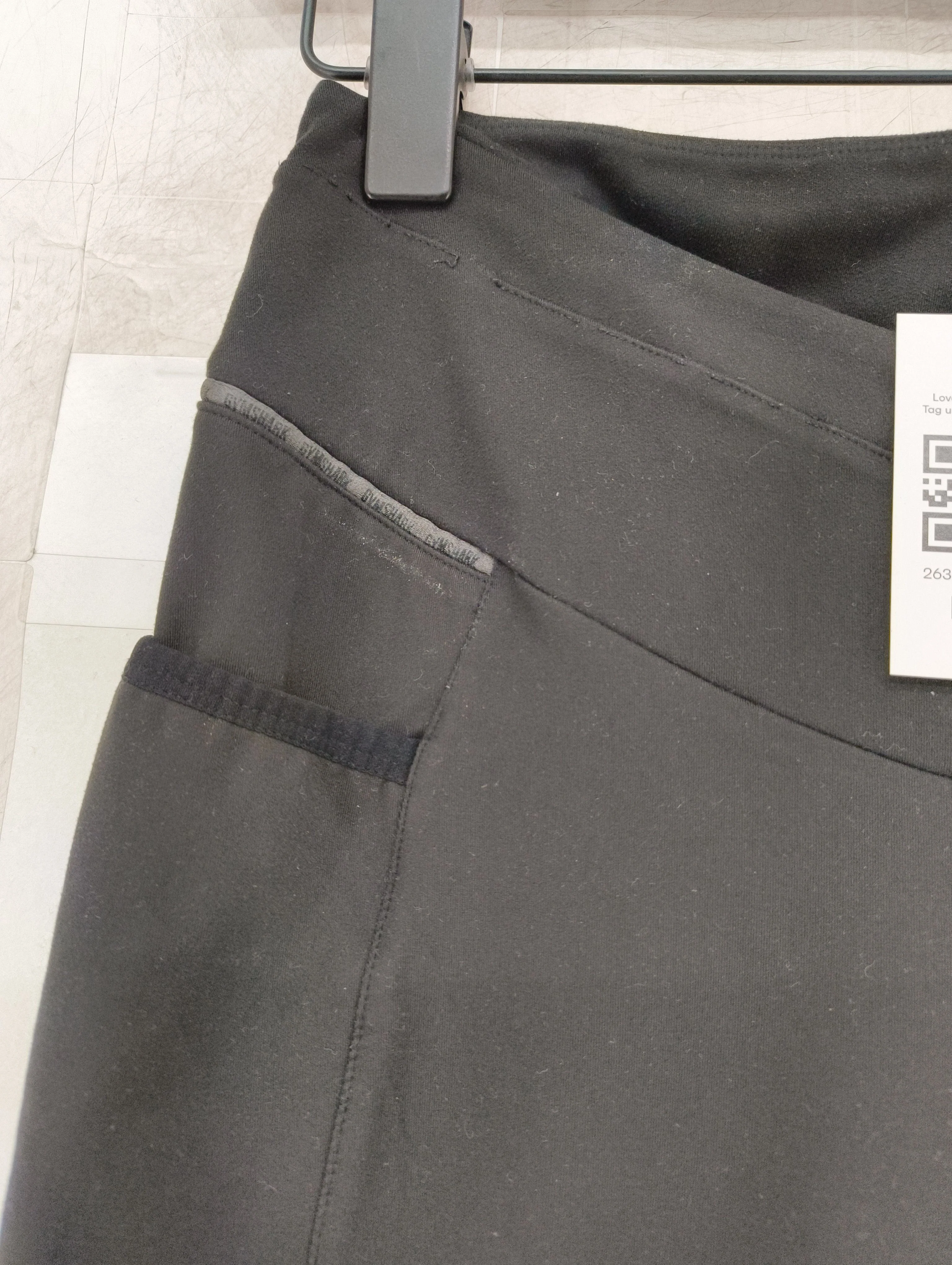 Gymshark Women's Leggings S Black Nylon with Elastane Full length - Image 5