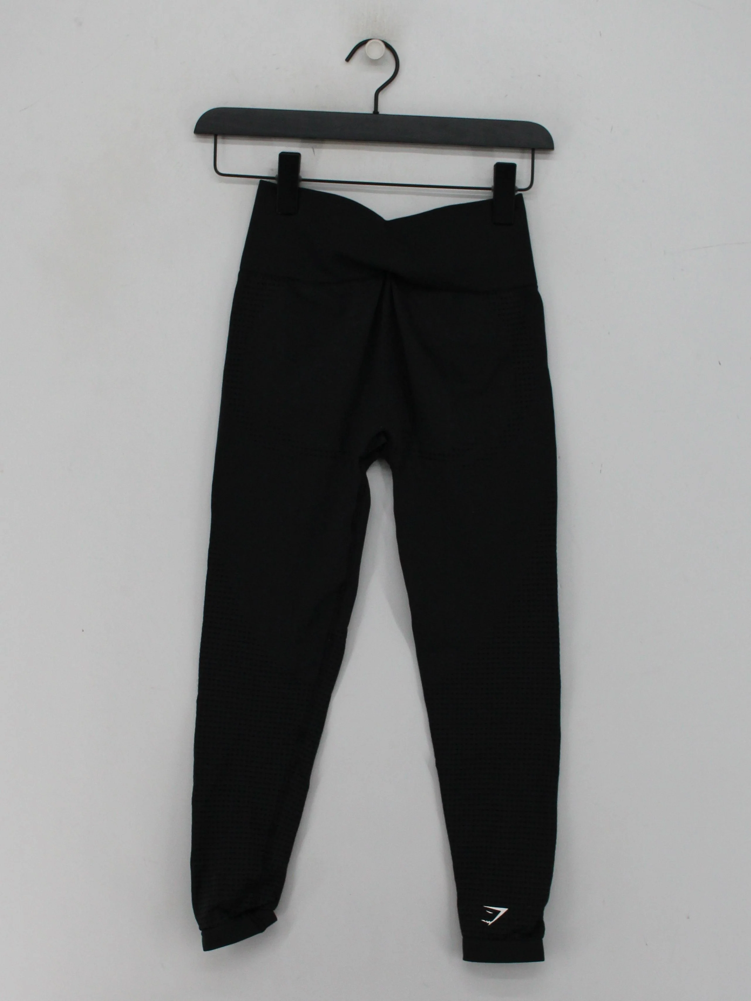 Gymshark Women's Leggings S Black Nylon with Elastane Full length - Image 2