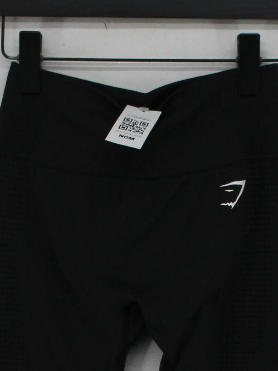 Gymshark Women's Leggings S Black Nylon with Elastane Full length - Image 3