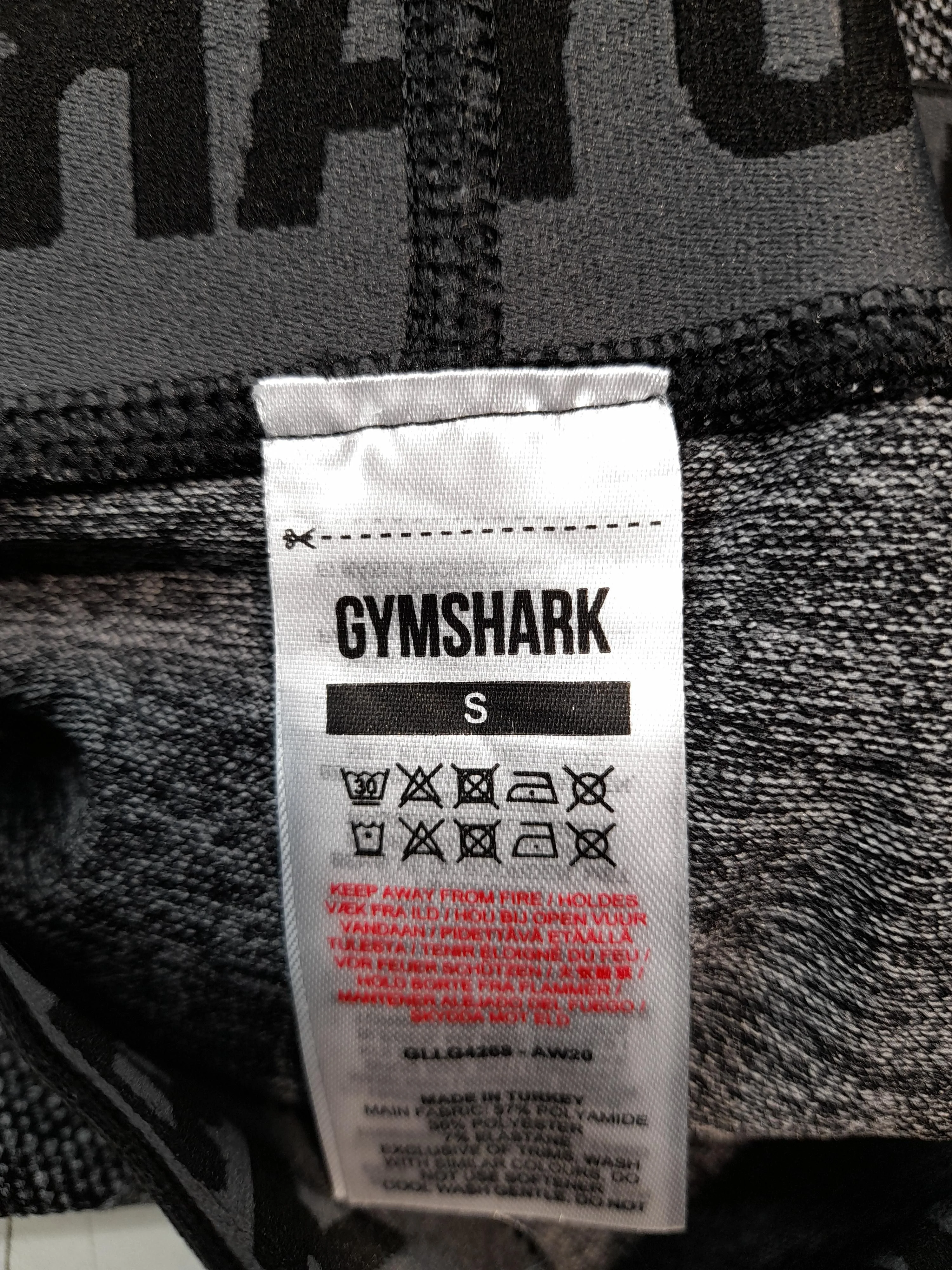Gymshark Women's Leggings S Grey Polyamide with Polyester, Elastane Full length - Image 5