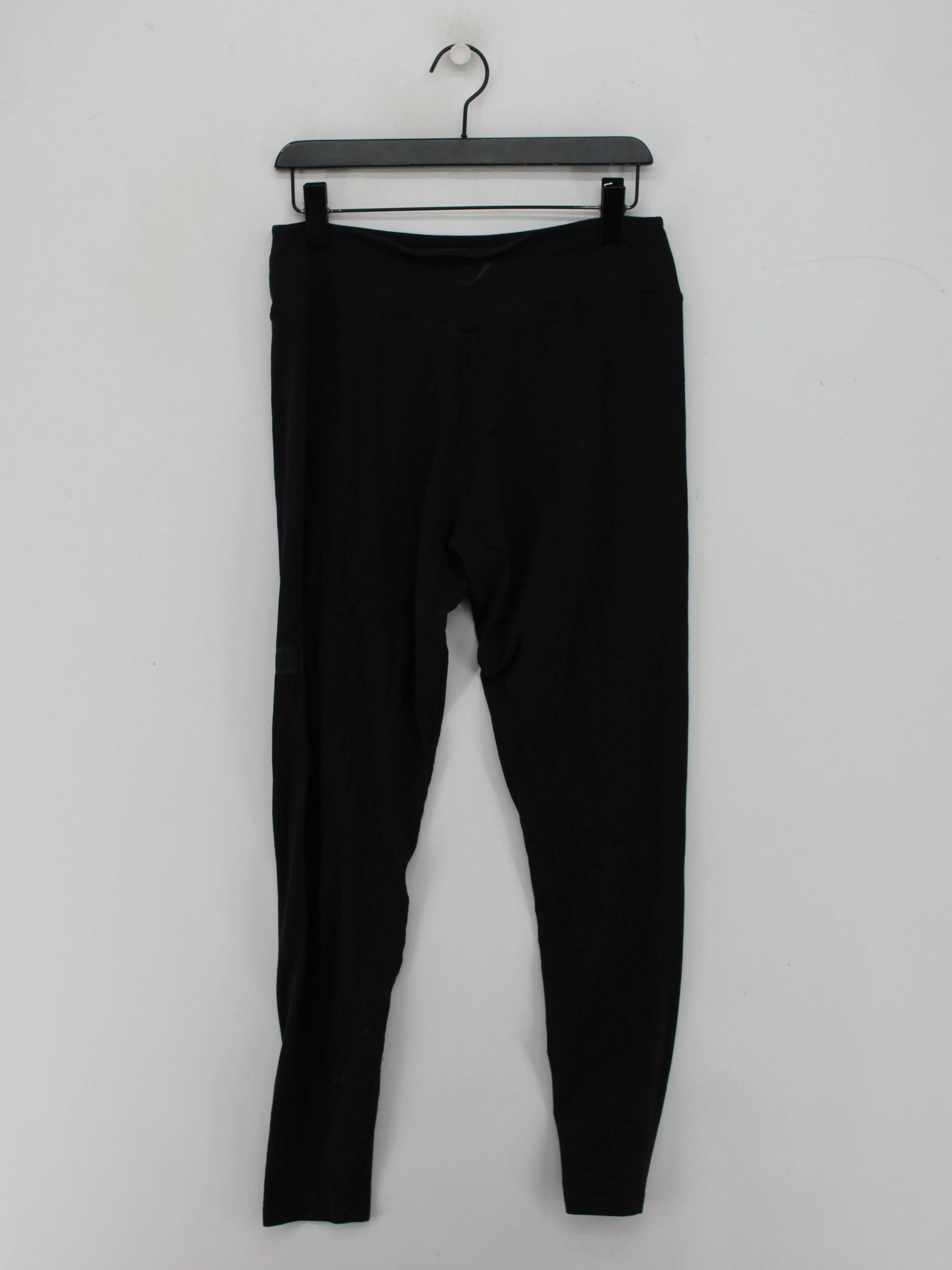 Gymshark Women's Leggings XL Black Cotton with Elastane Full length - Image 2