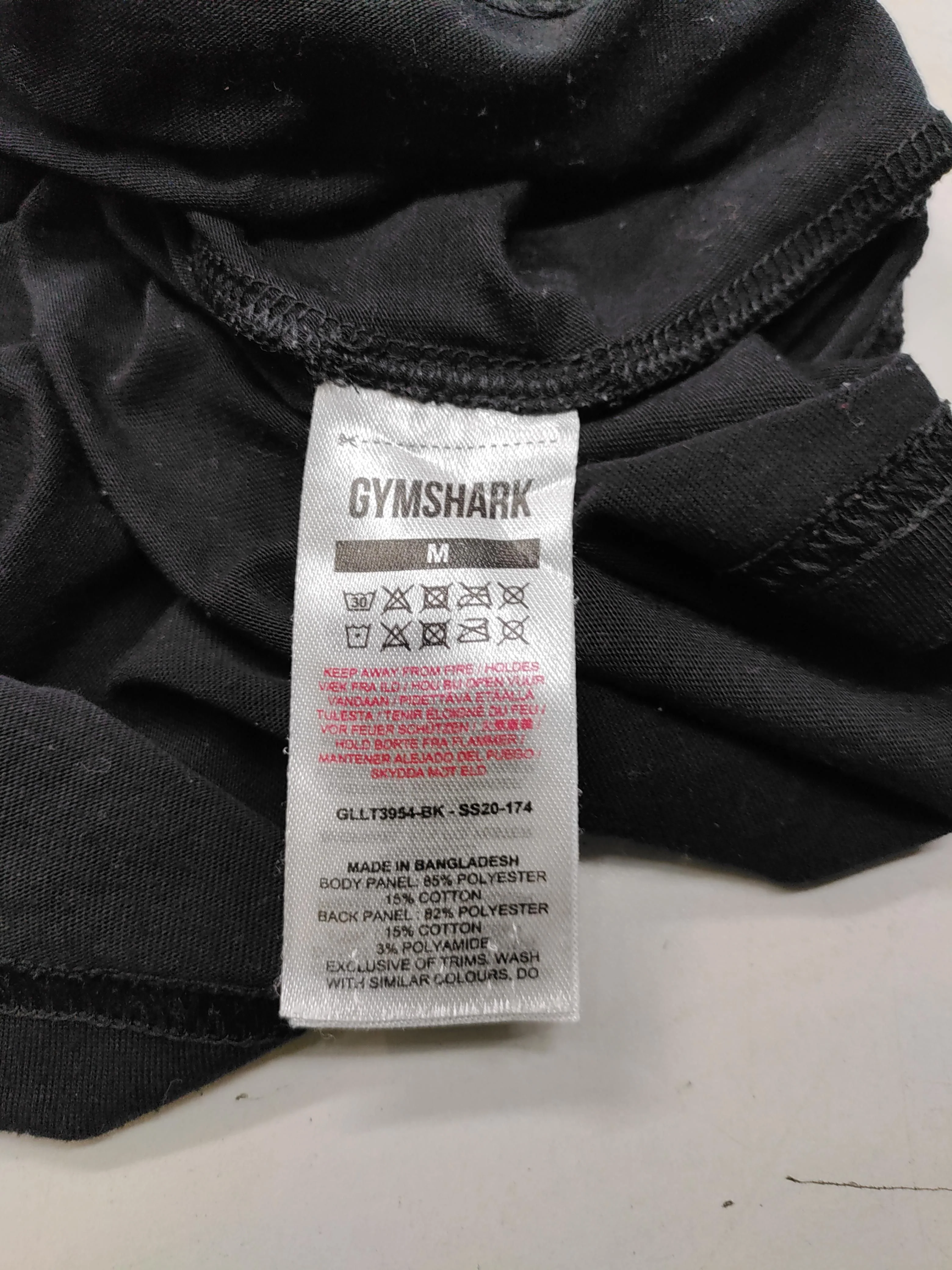 Gymshark Women's Loungewear M Black Polyester with Cotton Basic - Image 6