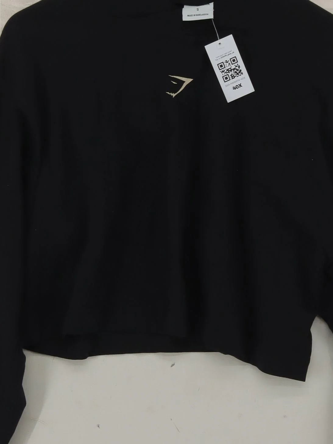 Gymshark Women's Loungewear S Black Graphic 100% Cotton Basic - Image 3