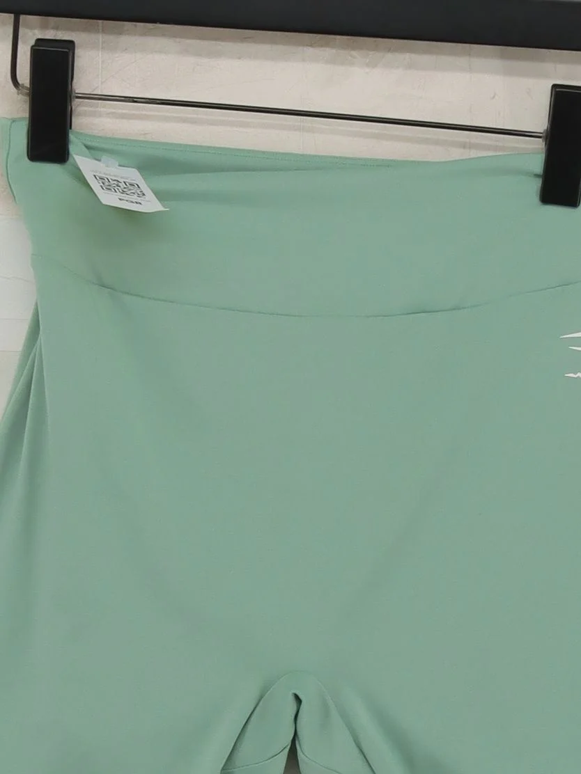 Gymshark Women's Shorts L Green Polyester with Elastane Sweat - Image 3