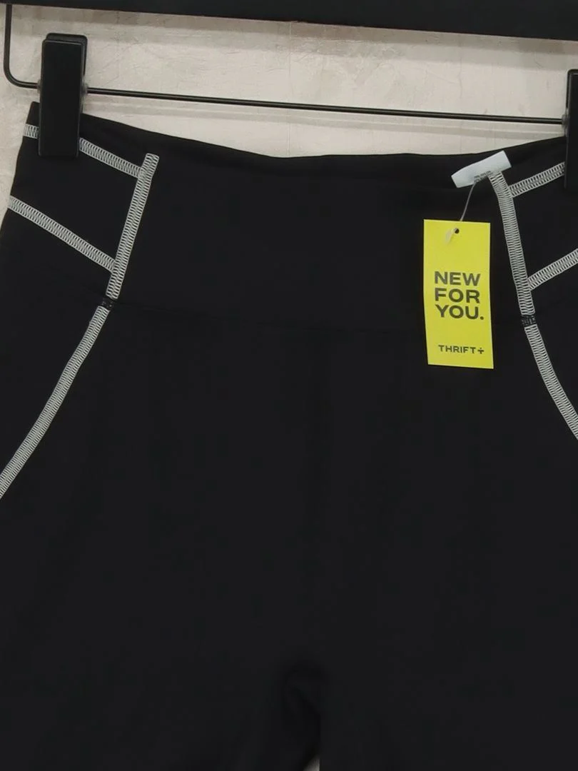 Gymshark Women's Shorts M Black Nylon with Elastane Sweat - Image 3