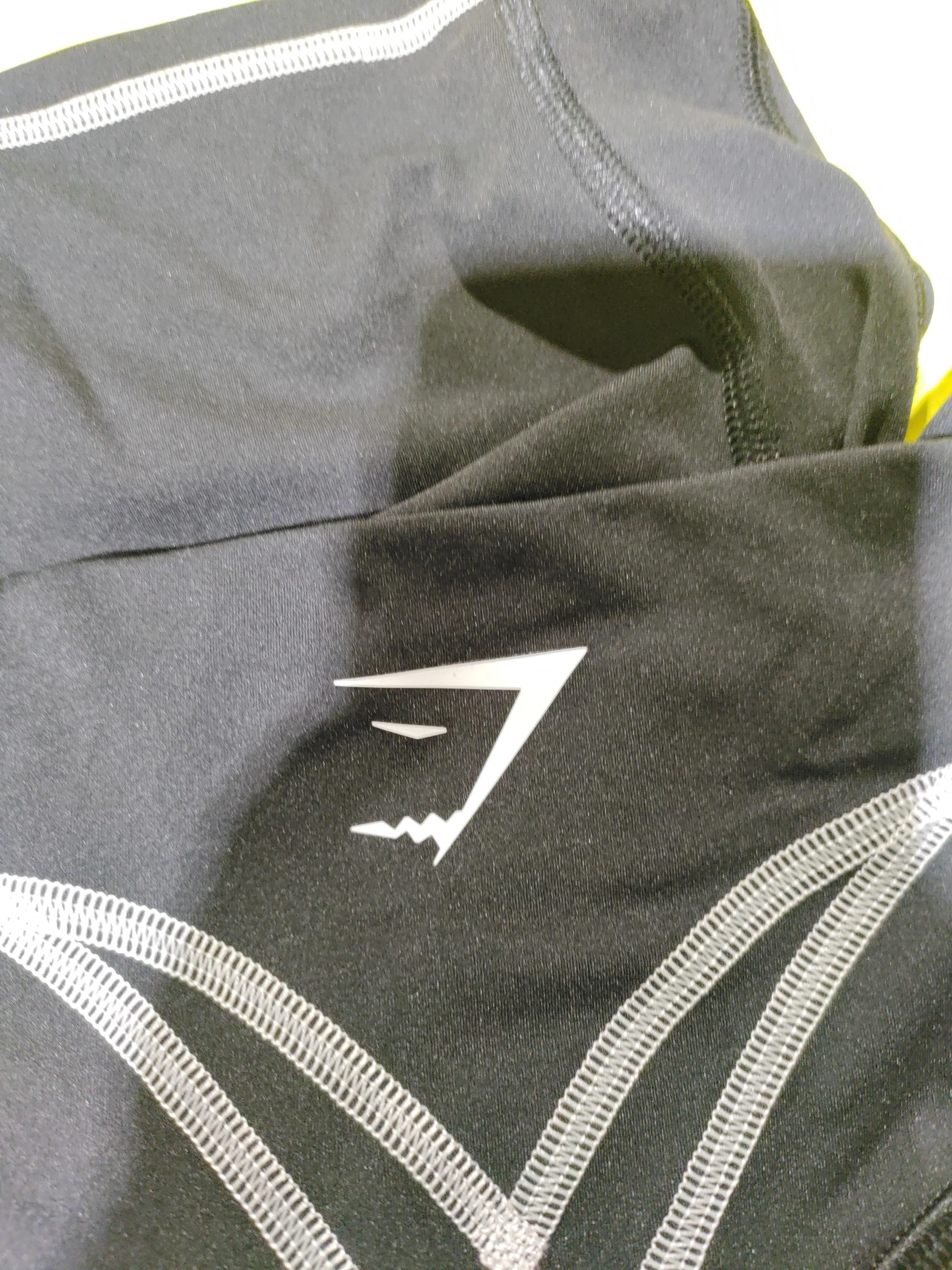 Gymshark Women's Shorts M Black Nylon with Elastane Sweat - Image 5