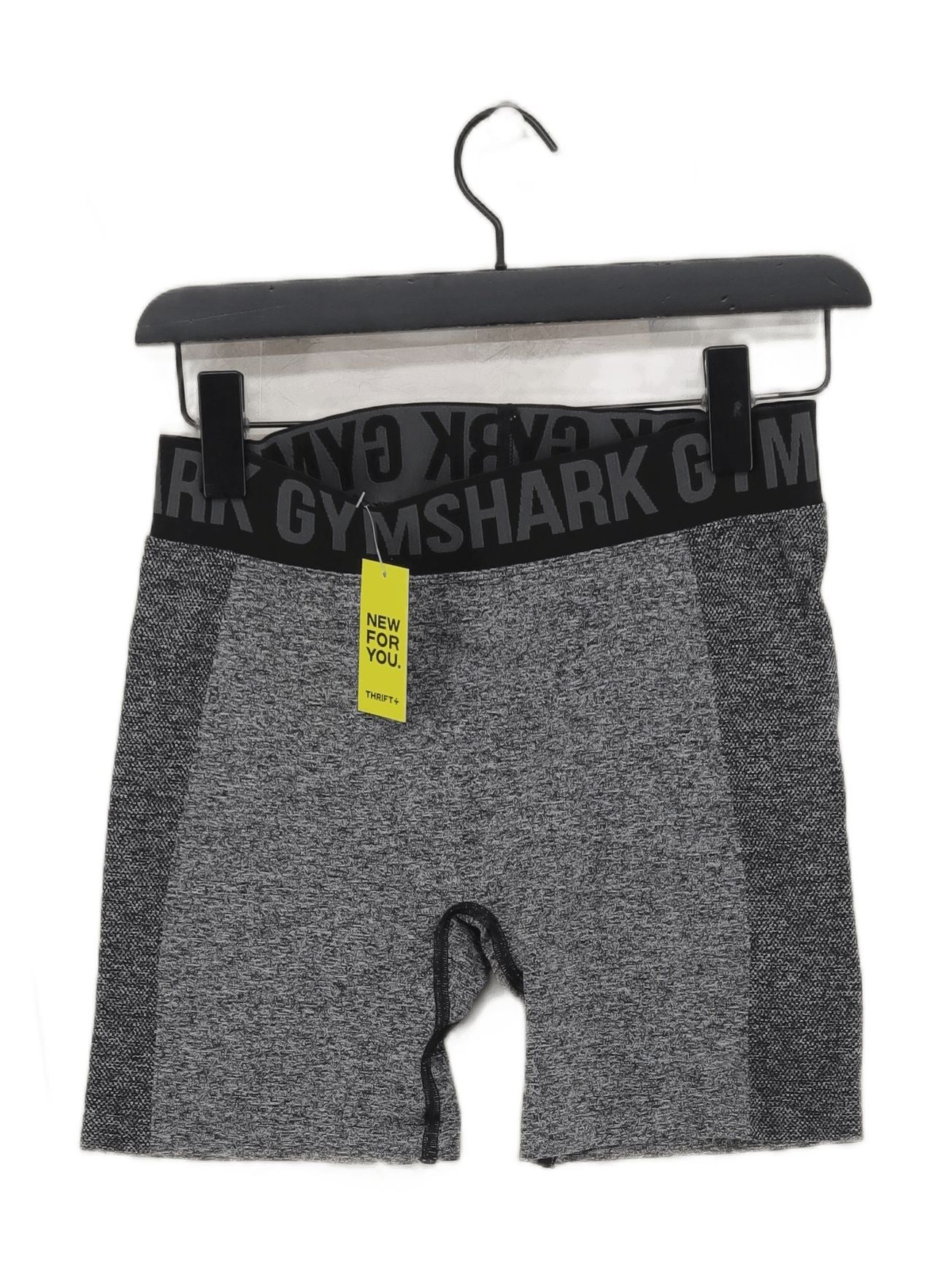 Gymshark Women's Shorts M Grey Polyamide with Polyester, Elastane Sweat