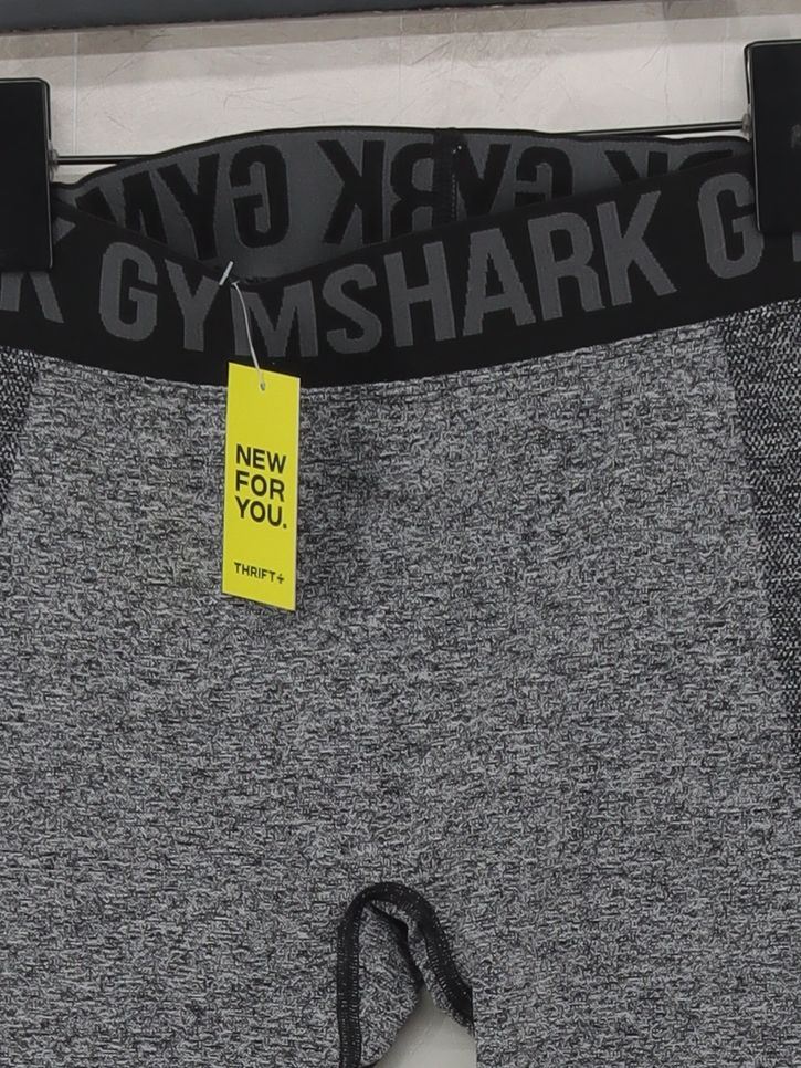 Gymshark Women's Shorts M Grey Polyamide with Polyester, Elastane Sweat - Image 3