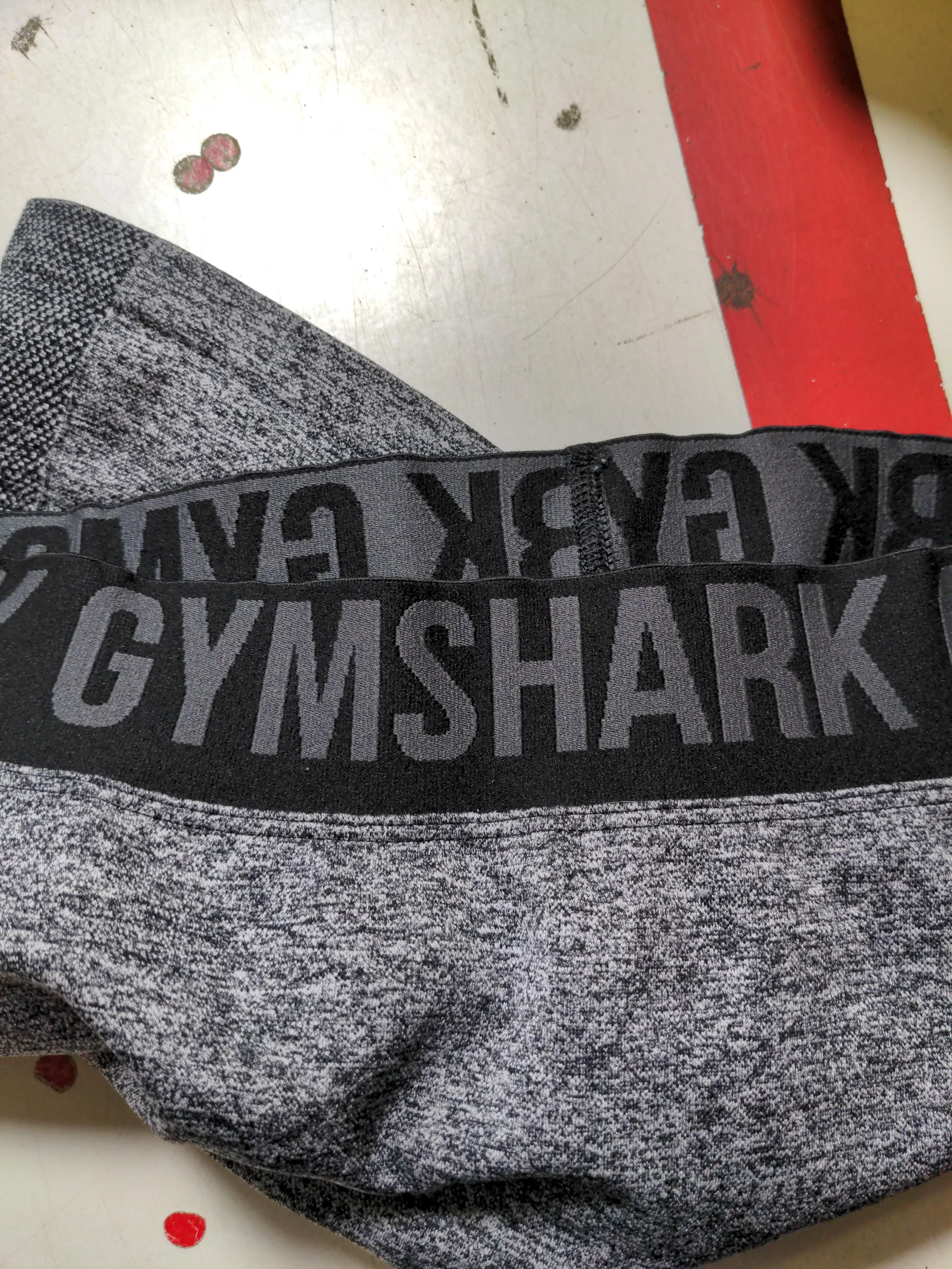 Gymshark Women's Shorts M Grey Polyamide with Polyester, Elastane Sweat - Image 5