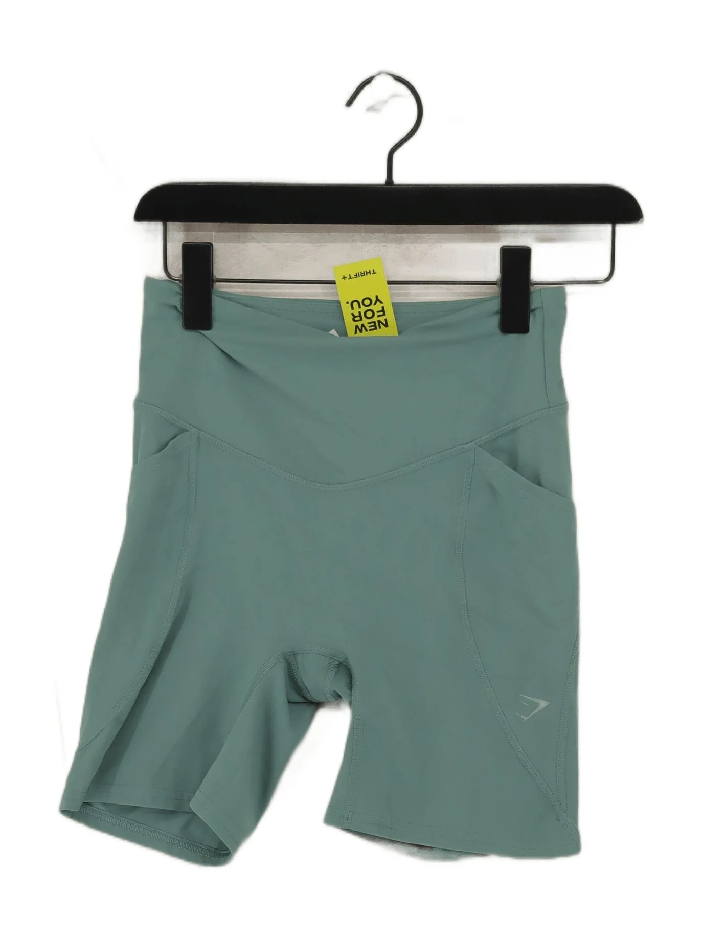 Gymshark Women's Shorts S Green Nylon with Elastane Sweat