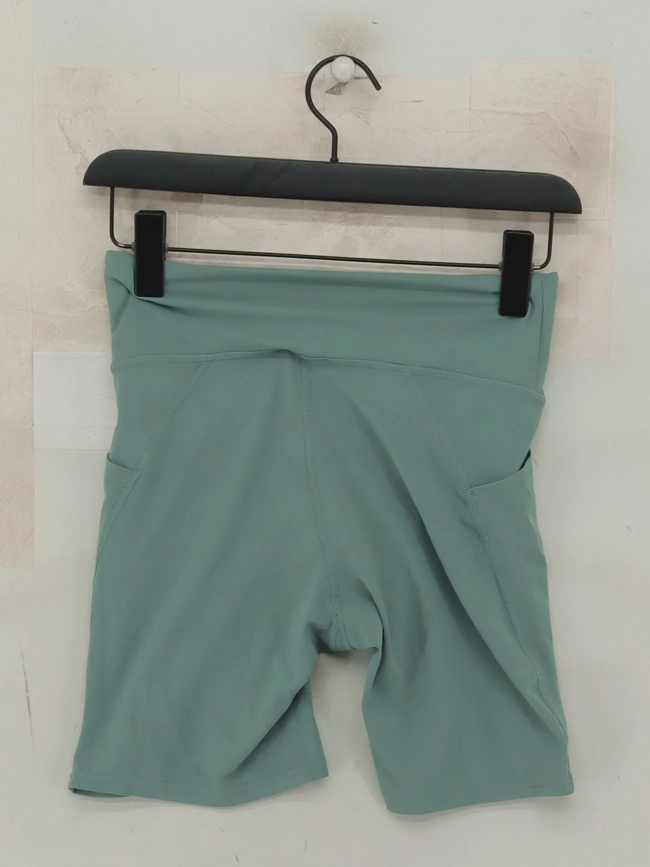 Gymshark Women's Shorts S Green Nylon with Elastane Sweat - Image 2