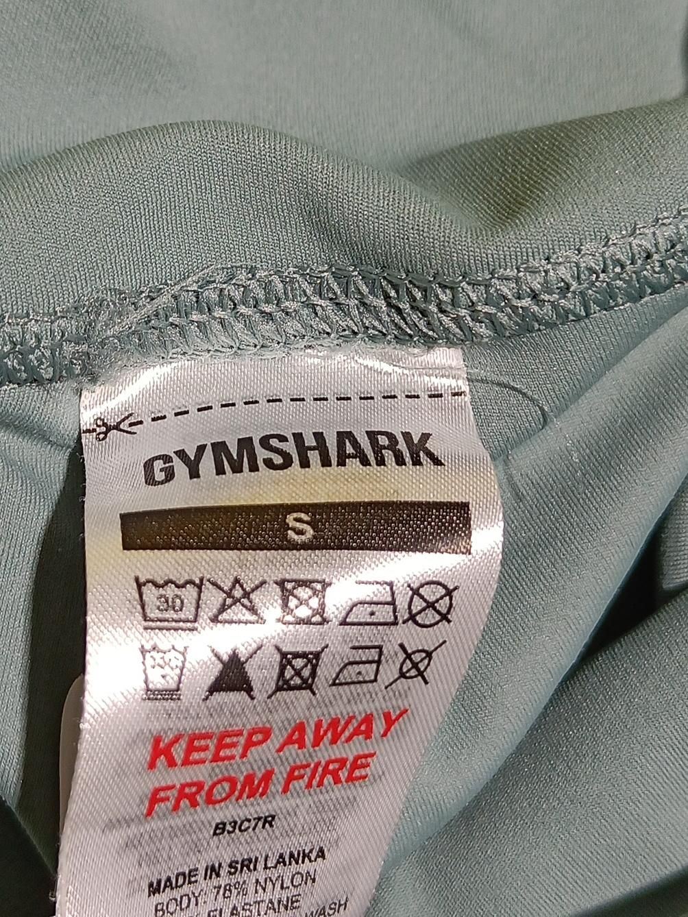 Gymshark Women's Shorts S Green Nylon with Elastane Sweat - Image 5