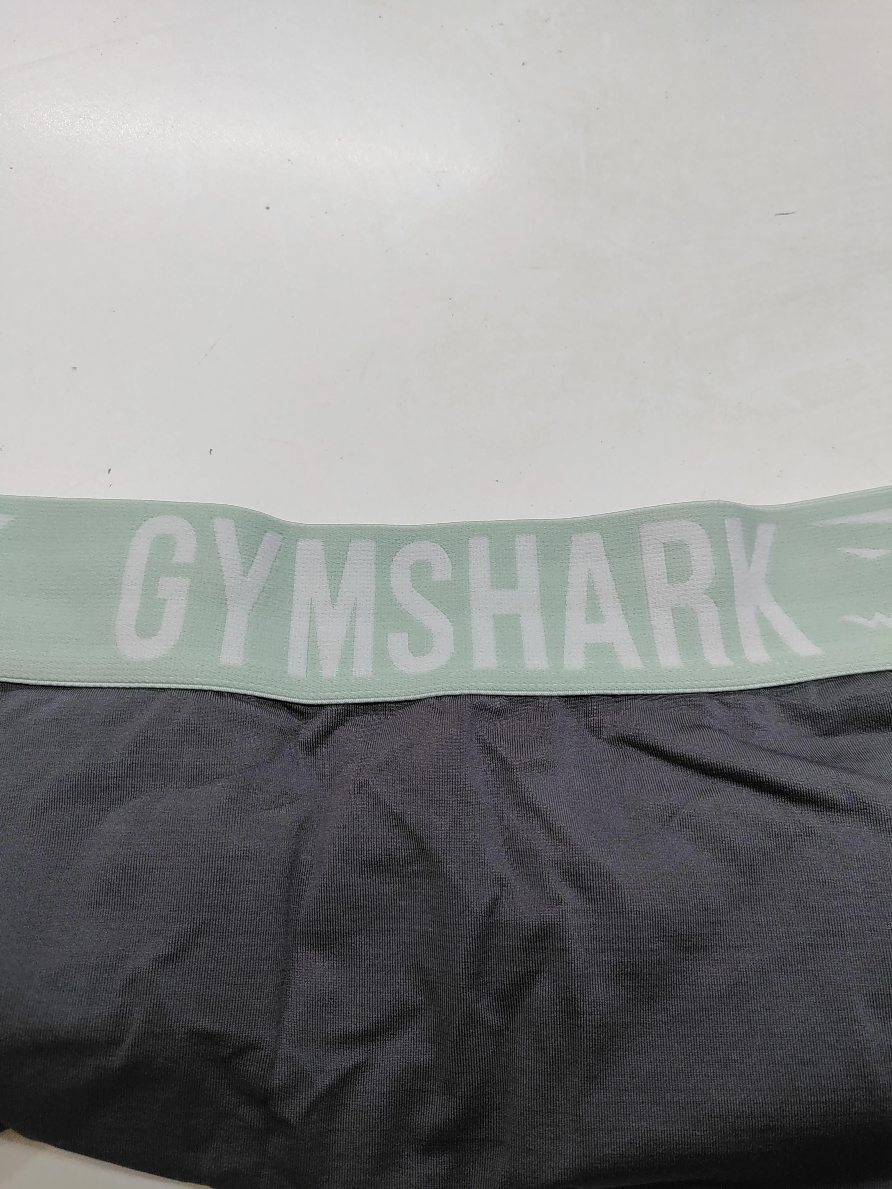 Gymshark Women's Sports Bottoms L Grey Nylon with Elastane Sweatpants - Image 5