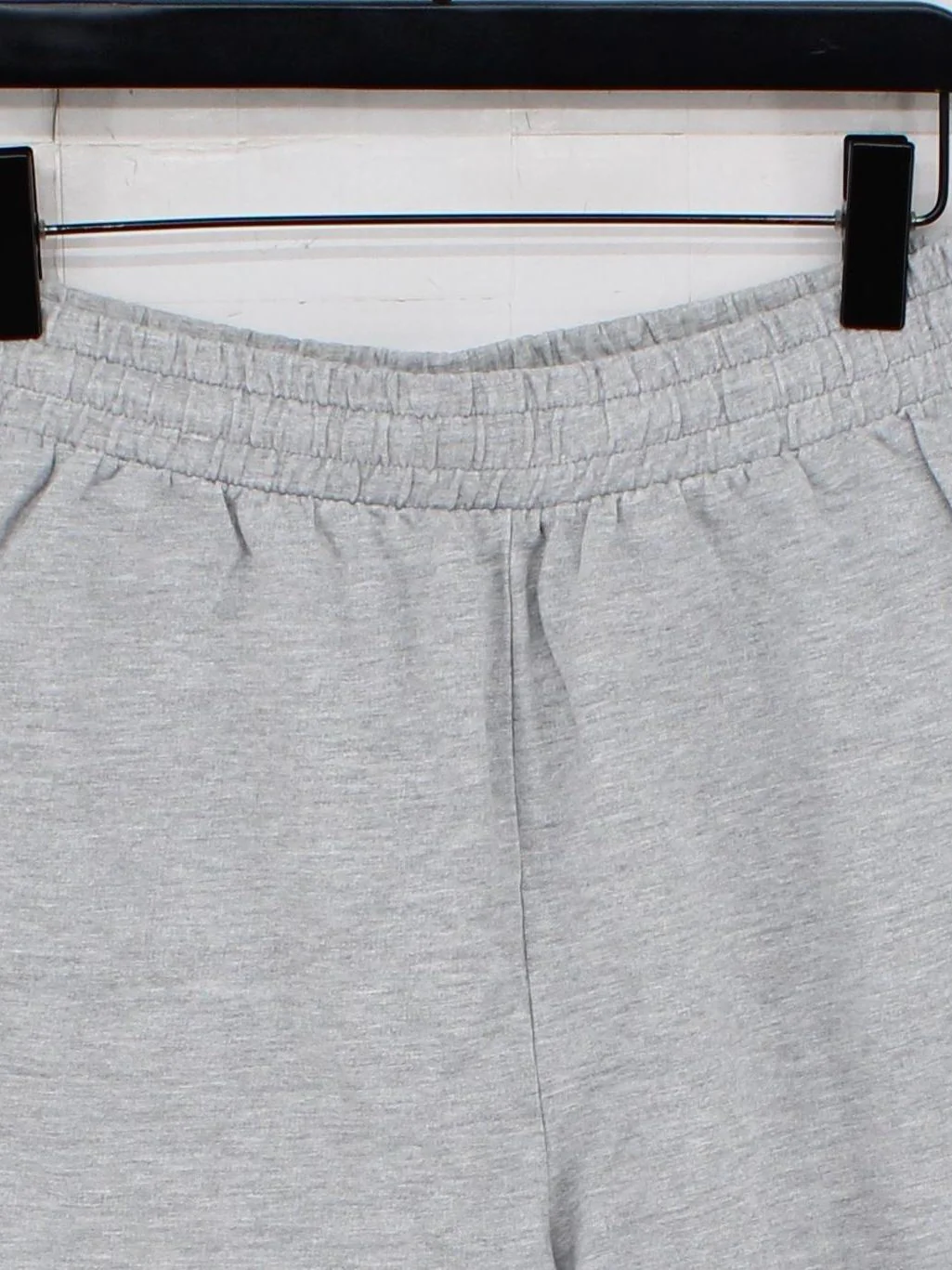 Gymshark Women's Sports Bottoms M Grey 100% Cotton Sweatpants - Image 3