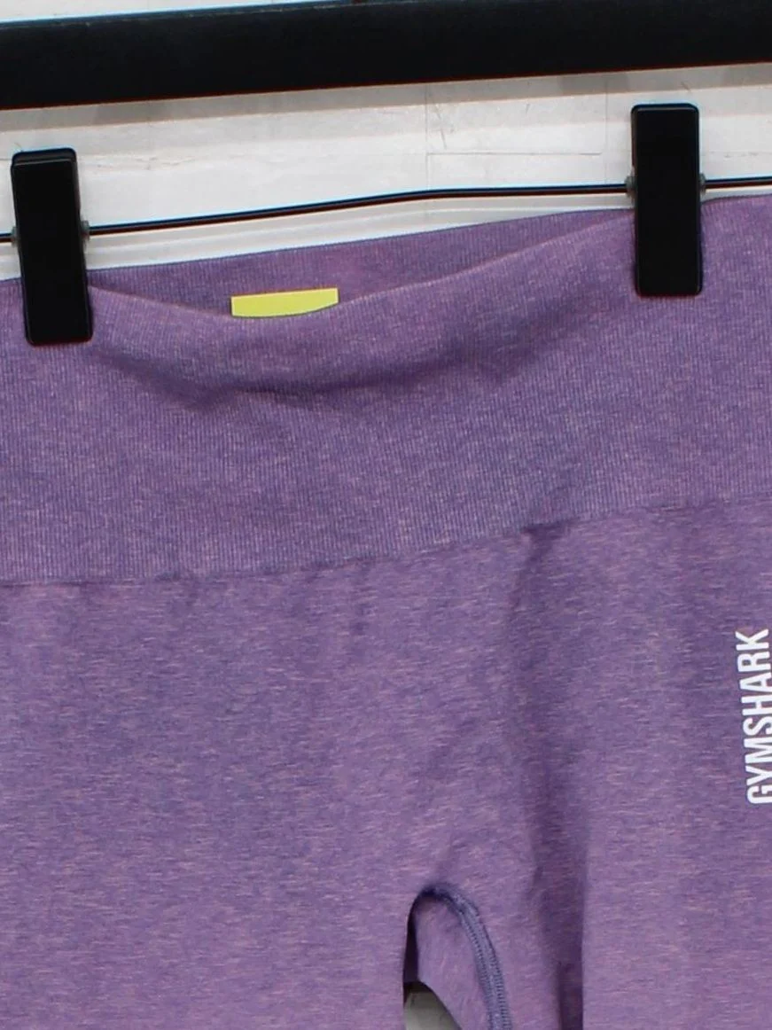 Gymshark Women's Sports Bottoms S Purple Nylon - Image 3