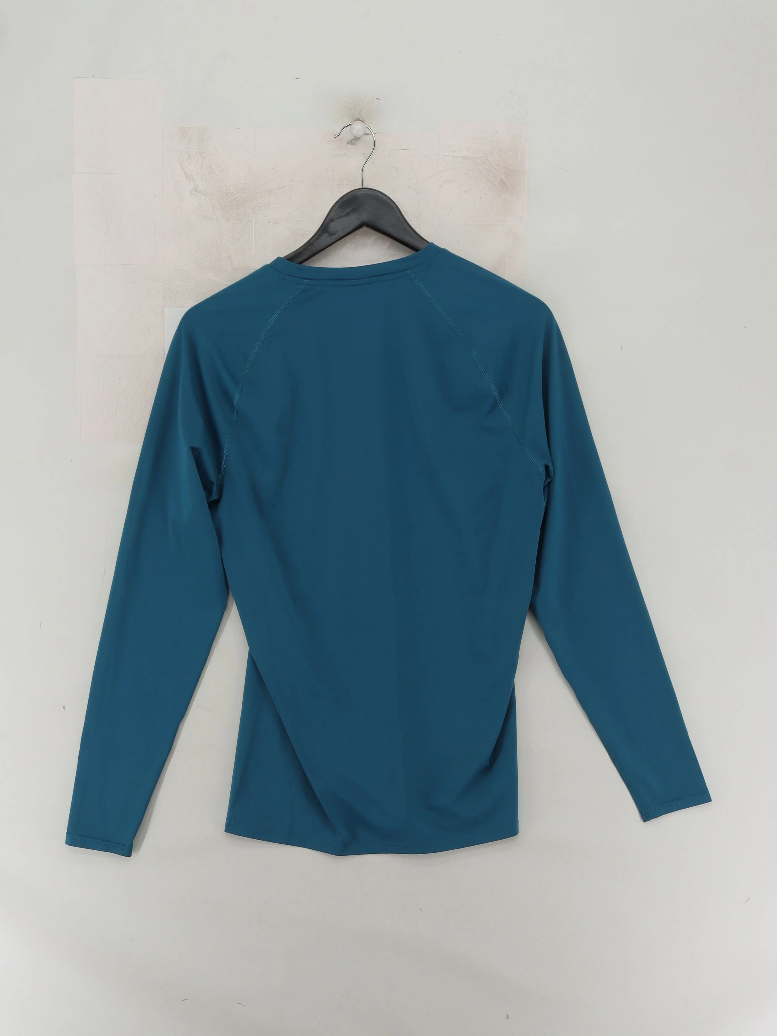 Gymshark Women's T-Shirt L Blue Polyester with Elastane Basic - Image 2