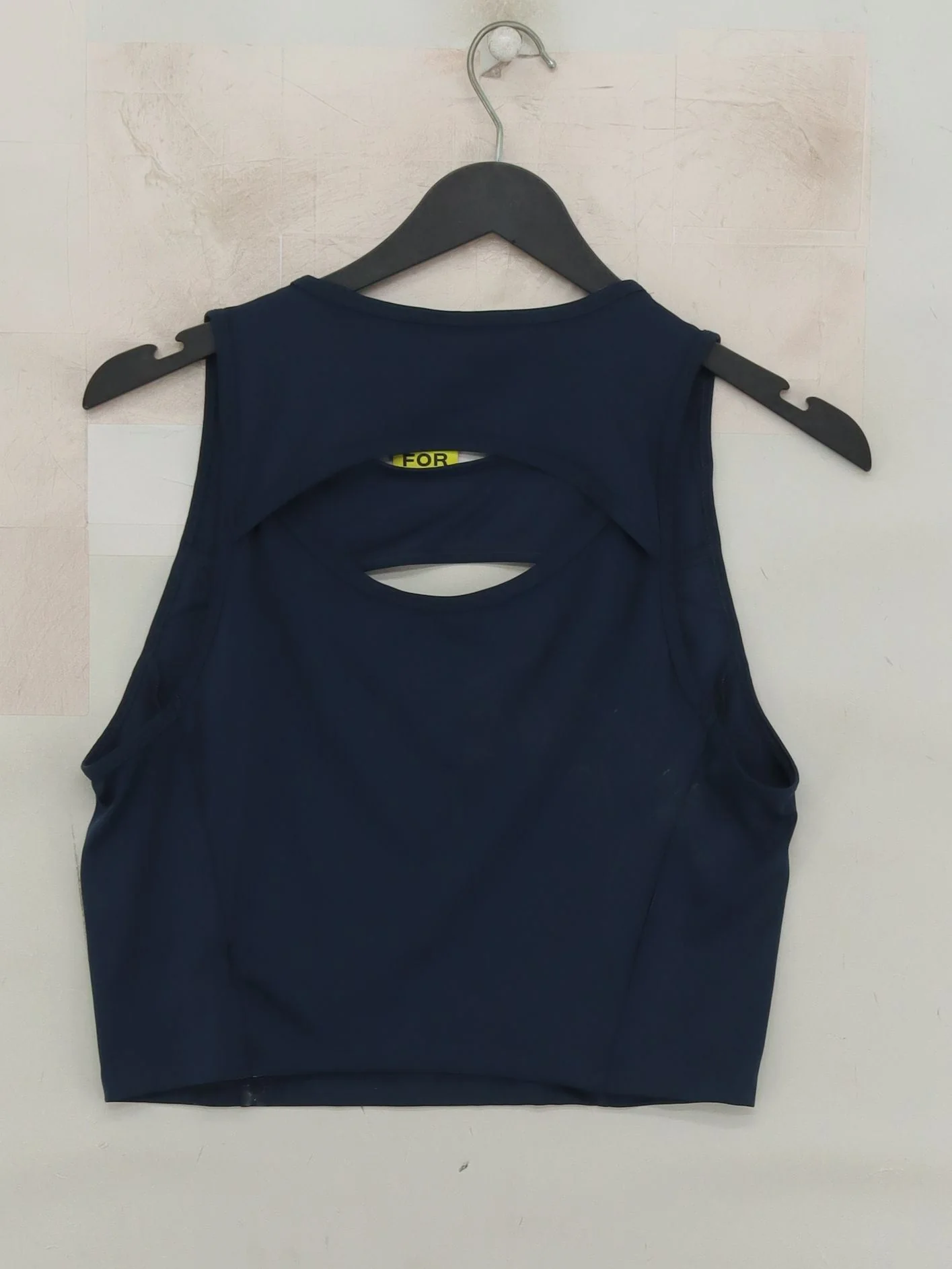 Gymshark Women's T-Shirt L Blue Polyester with Elastane Sleeveless Basic - Image 2