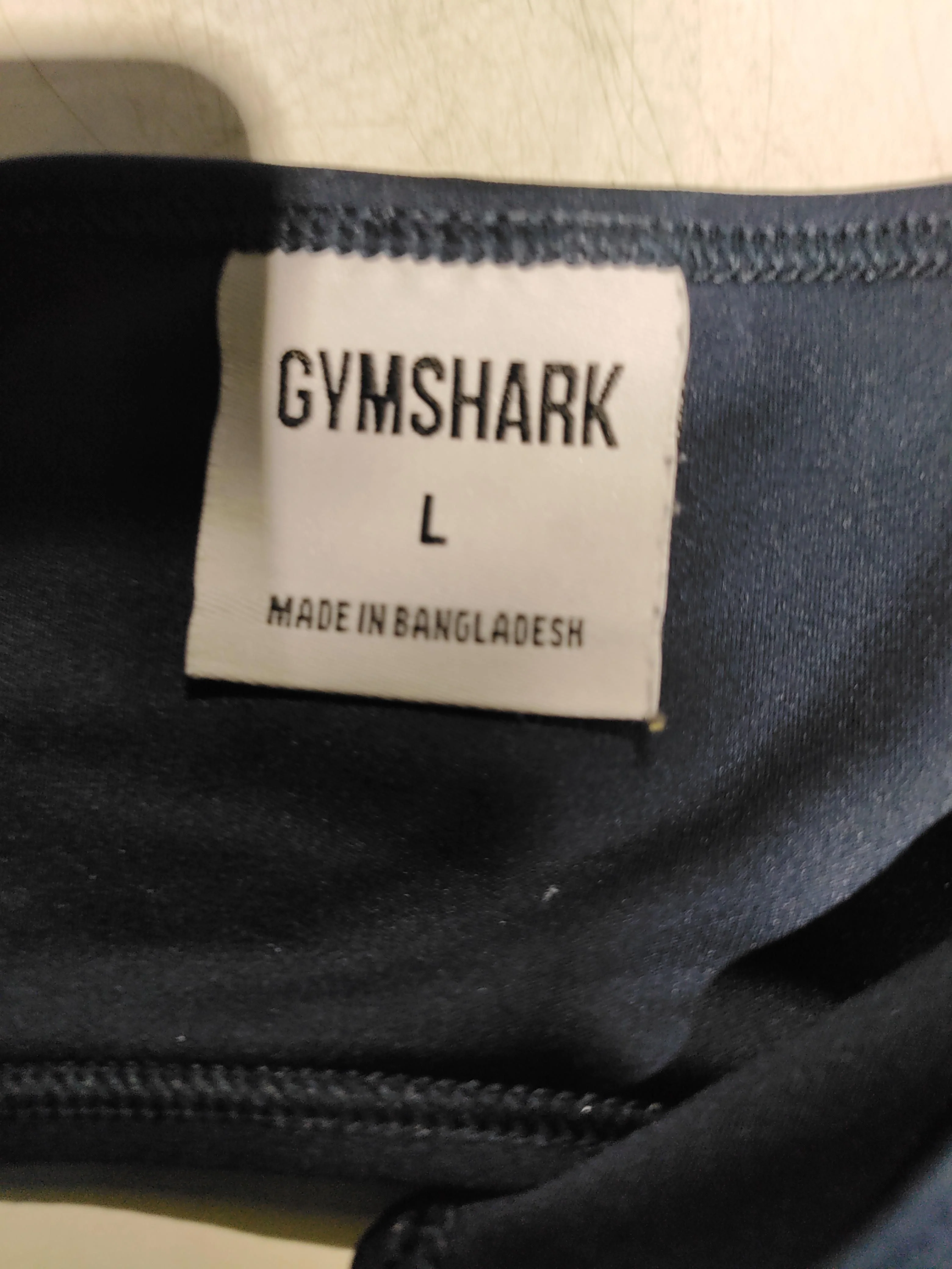 Gymshark Women's T-Shirt L Blue Polyester with Elastane Sleeveless Basic - Image 6