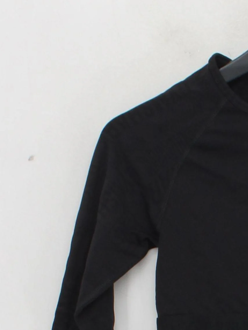 Gymshark Women's T-Shirt S Black Nylon with Elastane Basic - Image 4