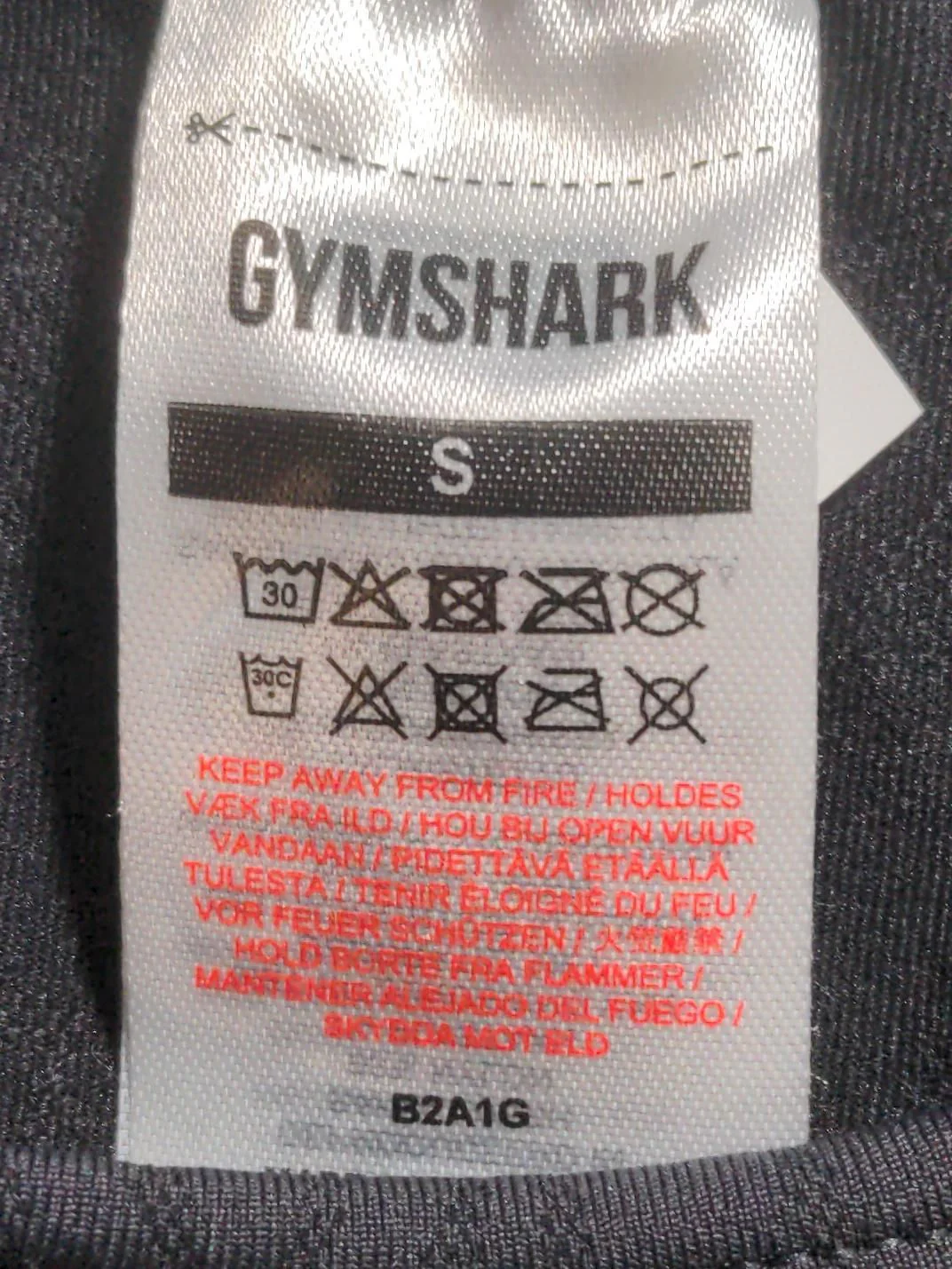 Gymshark Women's T-Shirt S Black Nylon with Elastane Basic - Image 5