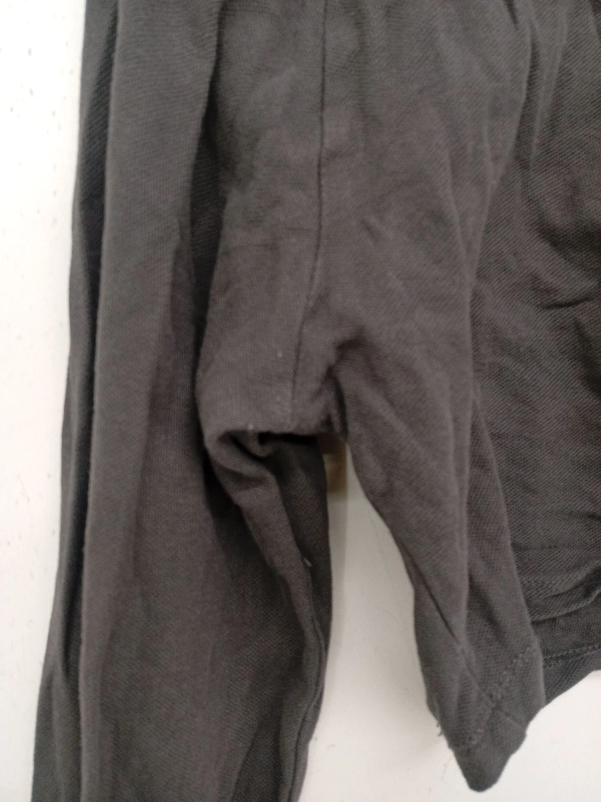 Gymshark Women's Top M Grey 100% Cotton Long Sleeve Round Neck Cropped - Image 5