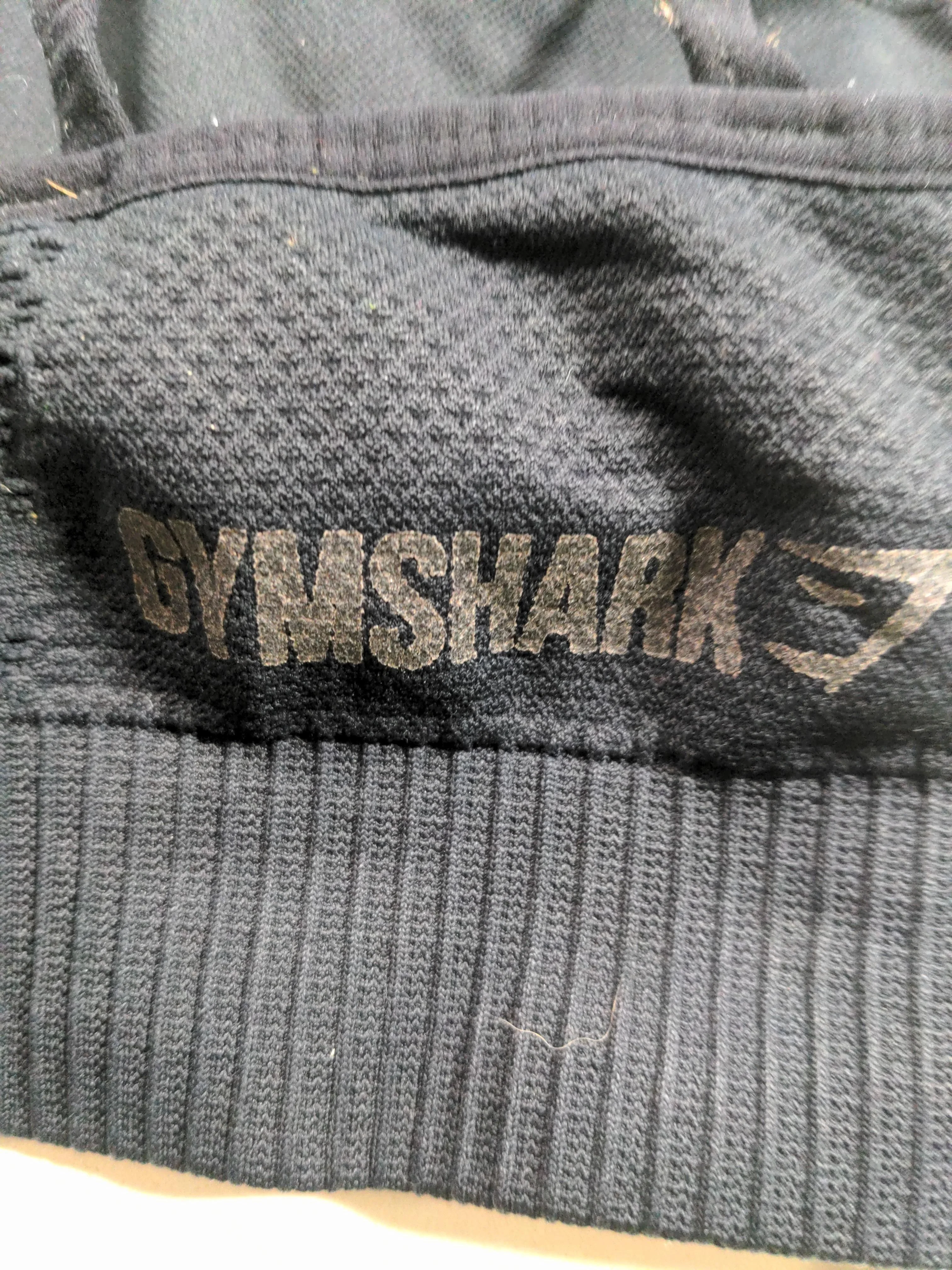 Gymshark Women's Top XS Black Nylon with Elastane Sleeveless Round Neck Cropped - Image 5