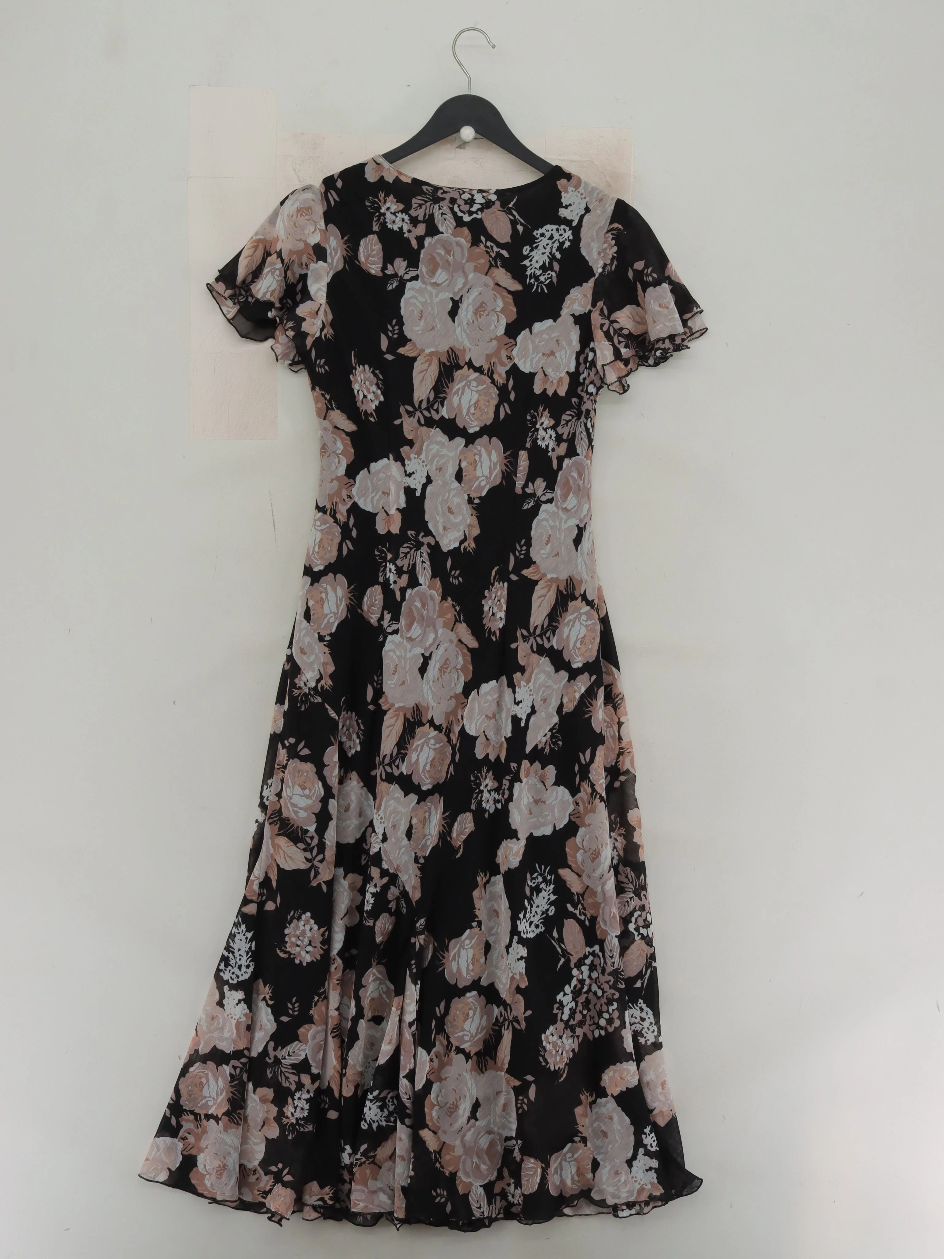 H&O Classic Shirt Midi Dress UK12 in Multi - Image 2