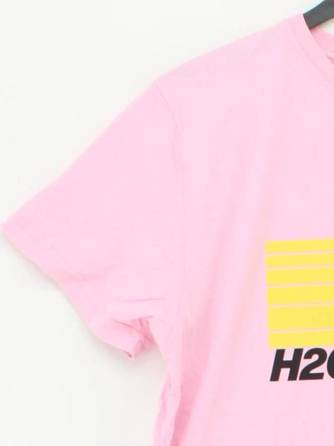 H20Fagerholt Women's T-Shirt L Pink 100% Cotton Basic - Image 4