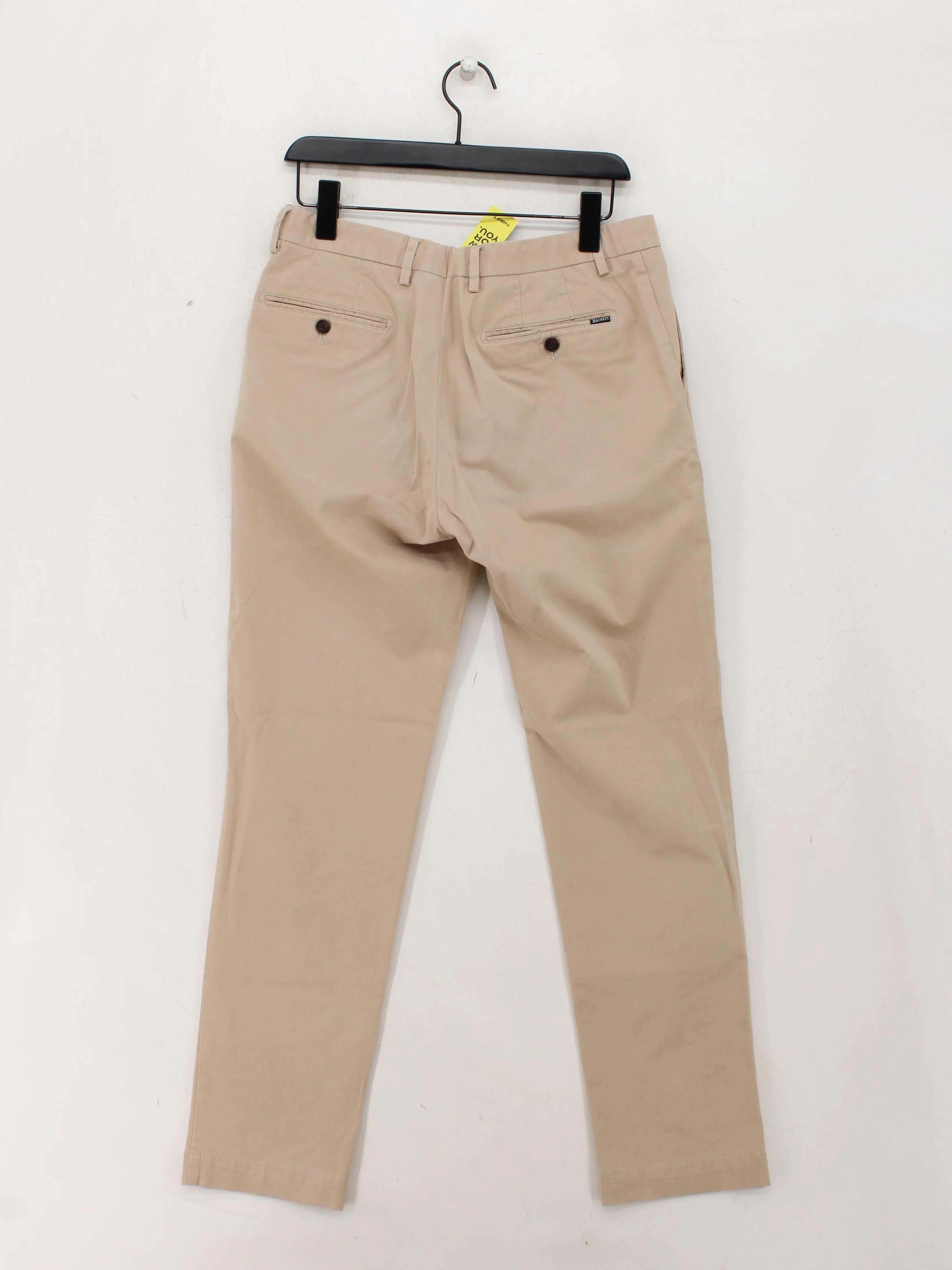Hackett Men's Trousers M Tan Cotton with Elastane Straight Chino - Image 2