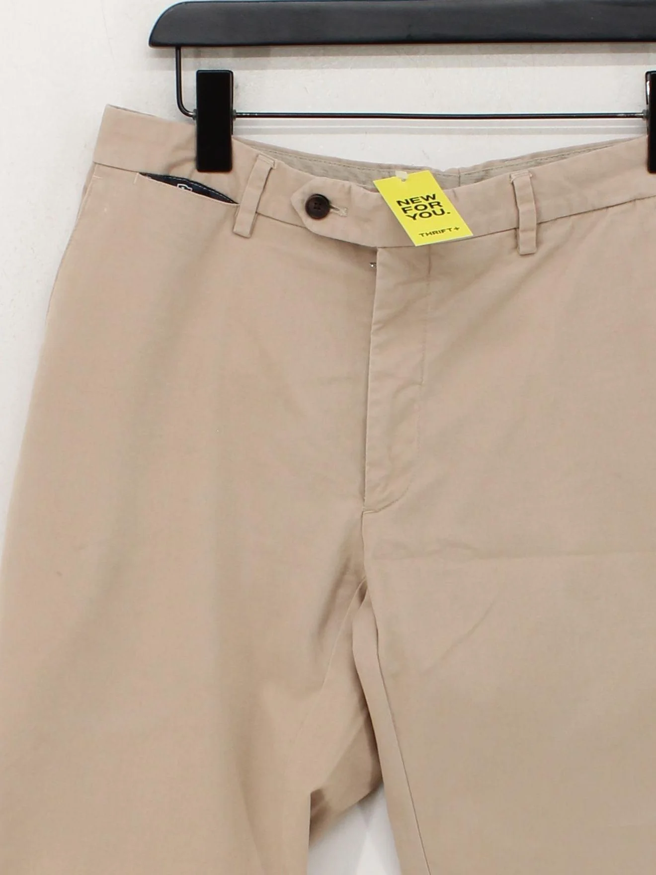 Hackett Men's Trousers M Tan Cotton with Elastane Straight Chino - Image 3