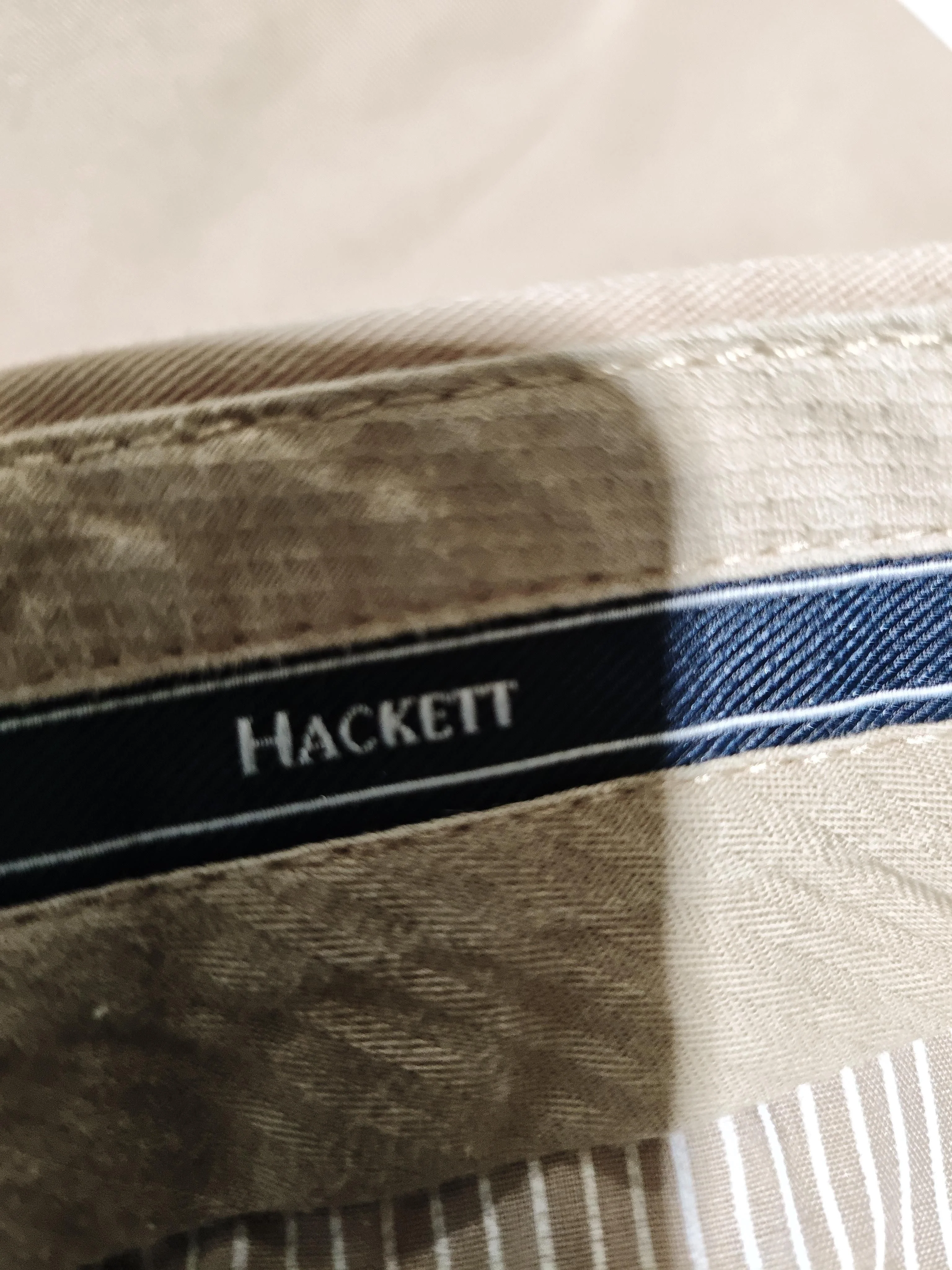 Hackett Men's Trousers M Tan Cotton with Elastane Straight Chino - Image 5