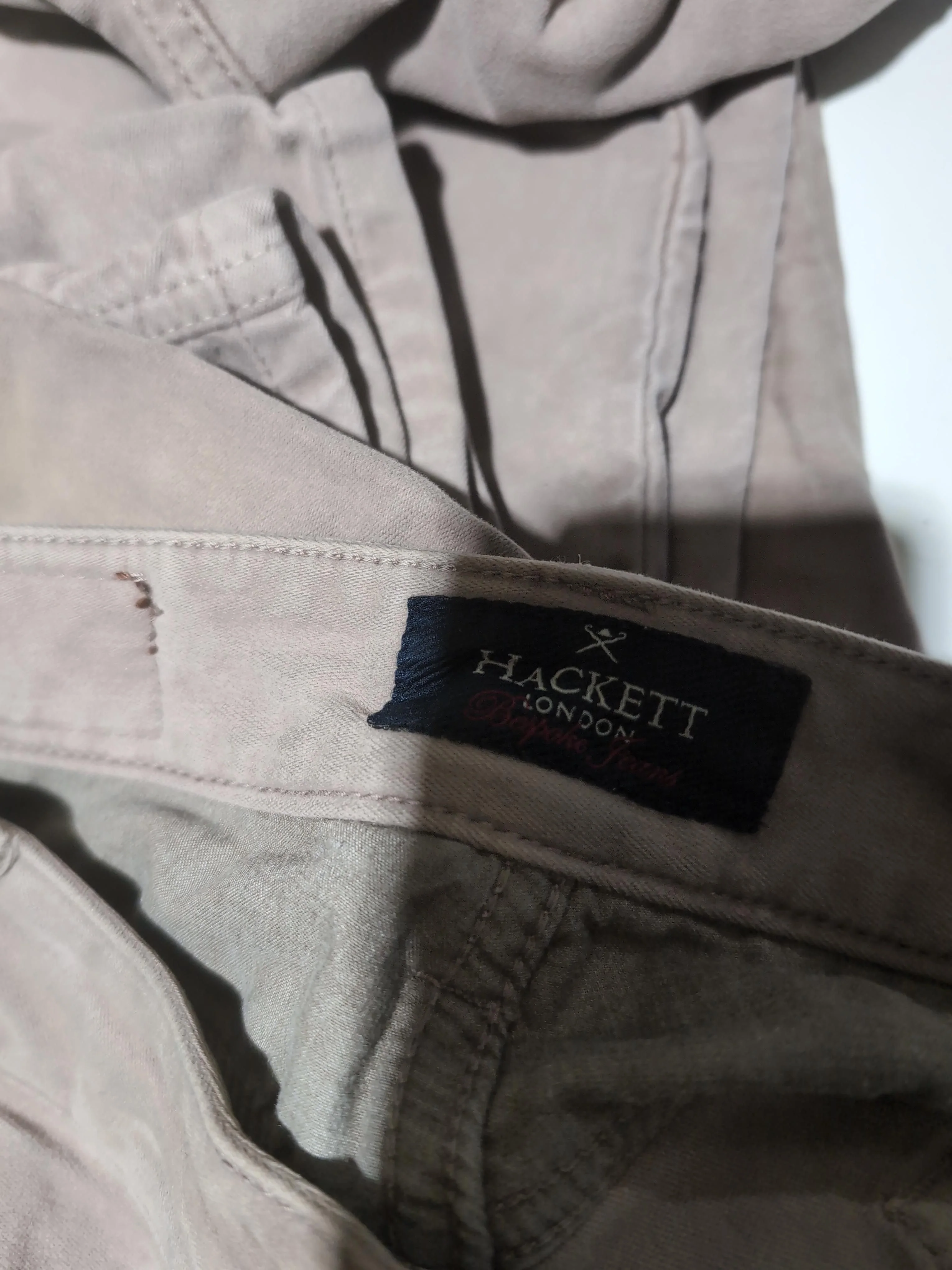 Hackett Men's Trousers W 30 in Tan Cotton with Elastane Straight Chino - Image 6