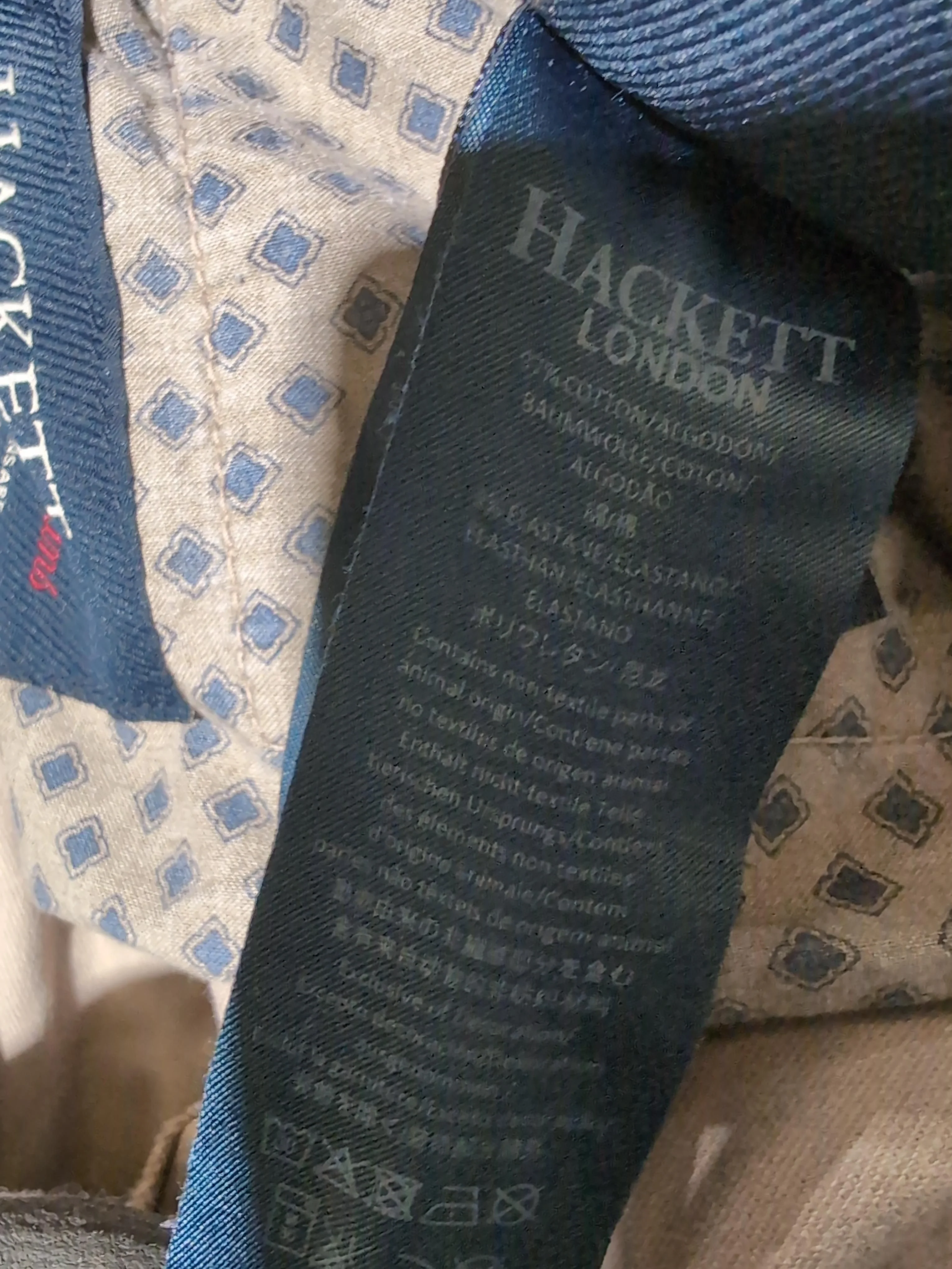 Hackett Men's Trousers W 30 in Tan Cotton with Elastane Straight Chino - Image 7