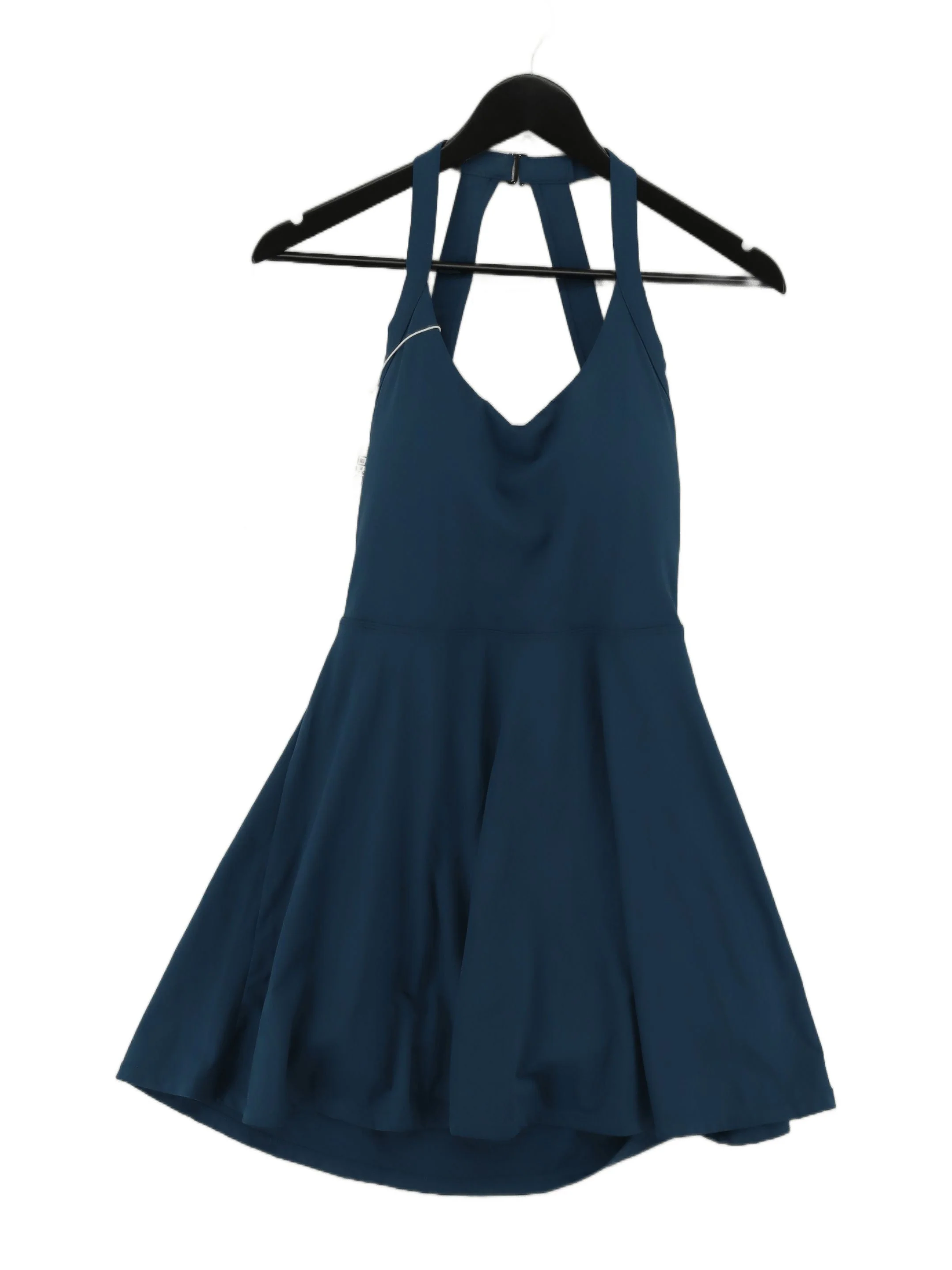 Halara halter neck backless one-piece swimsuit in blue