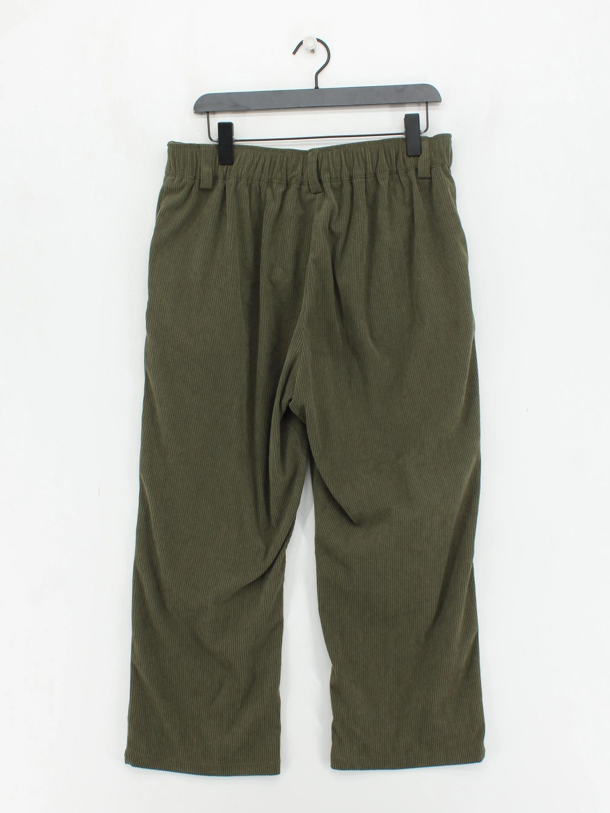Halara Men's Trousers L Green 100% Polyester Wide-Leg Chino - Image 2