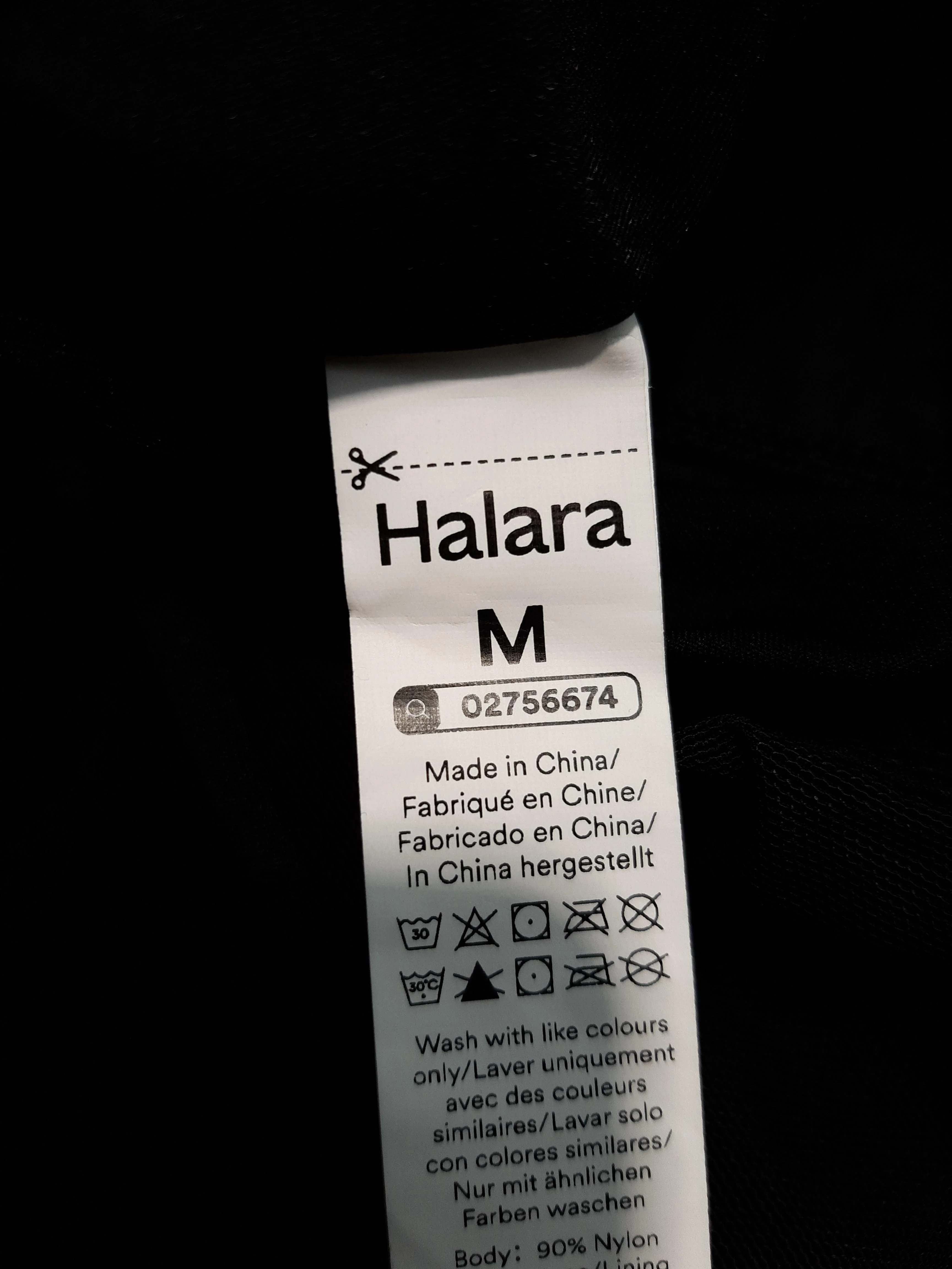 Halara Skater Mini Dress M in Black - Image 5