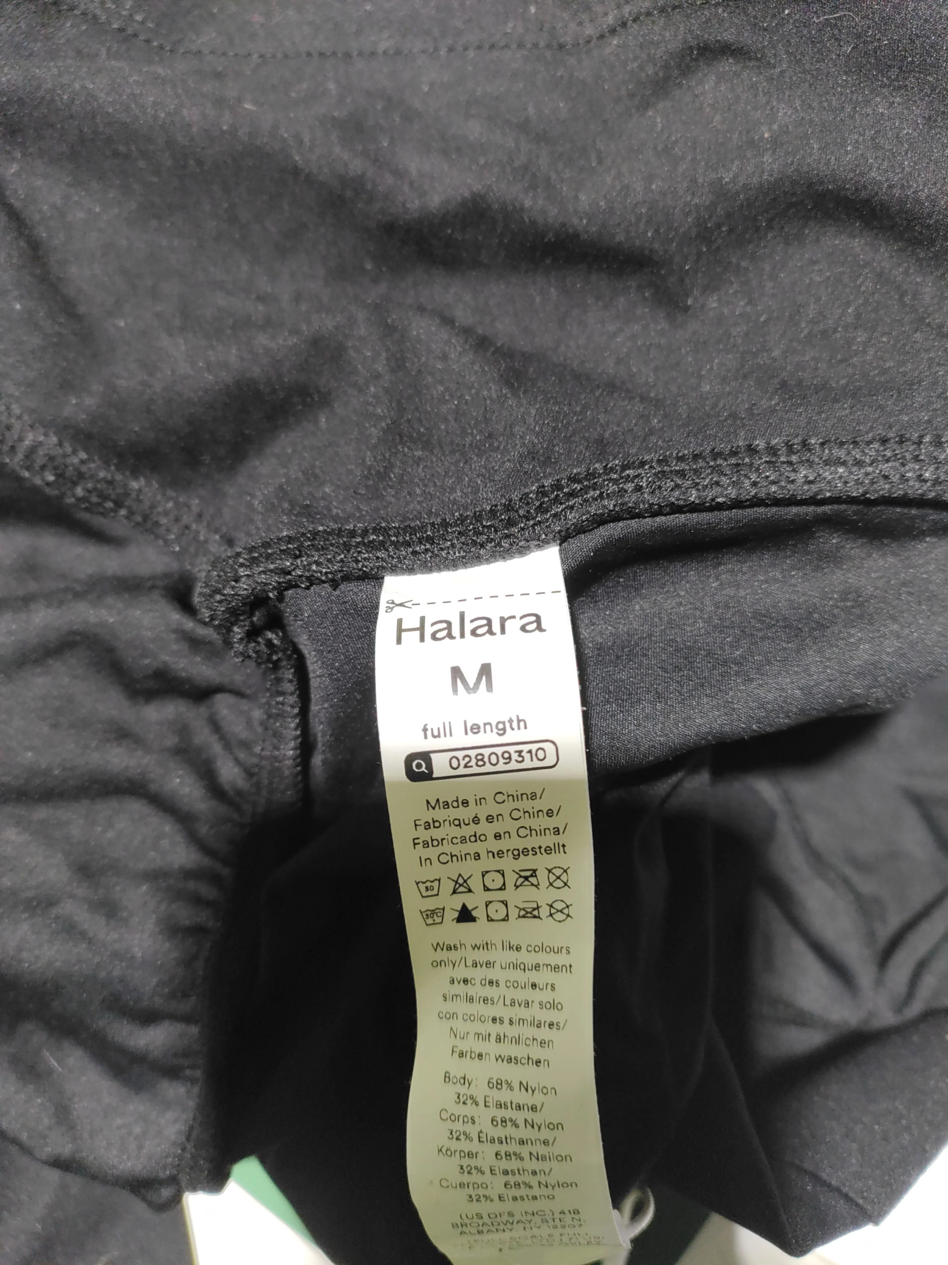 Halara Women's Leggings M Black Nylon with Elastane Full length New with tags - Image 5