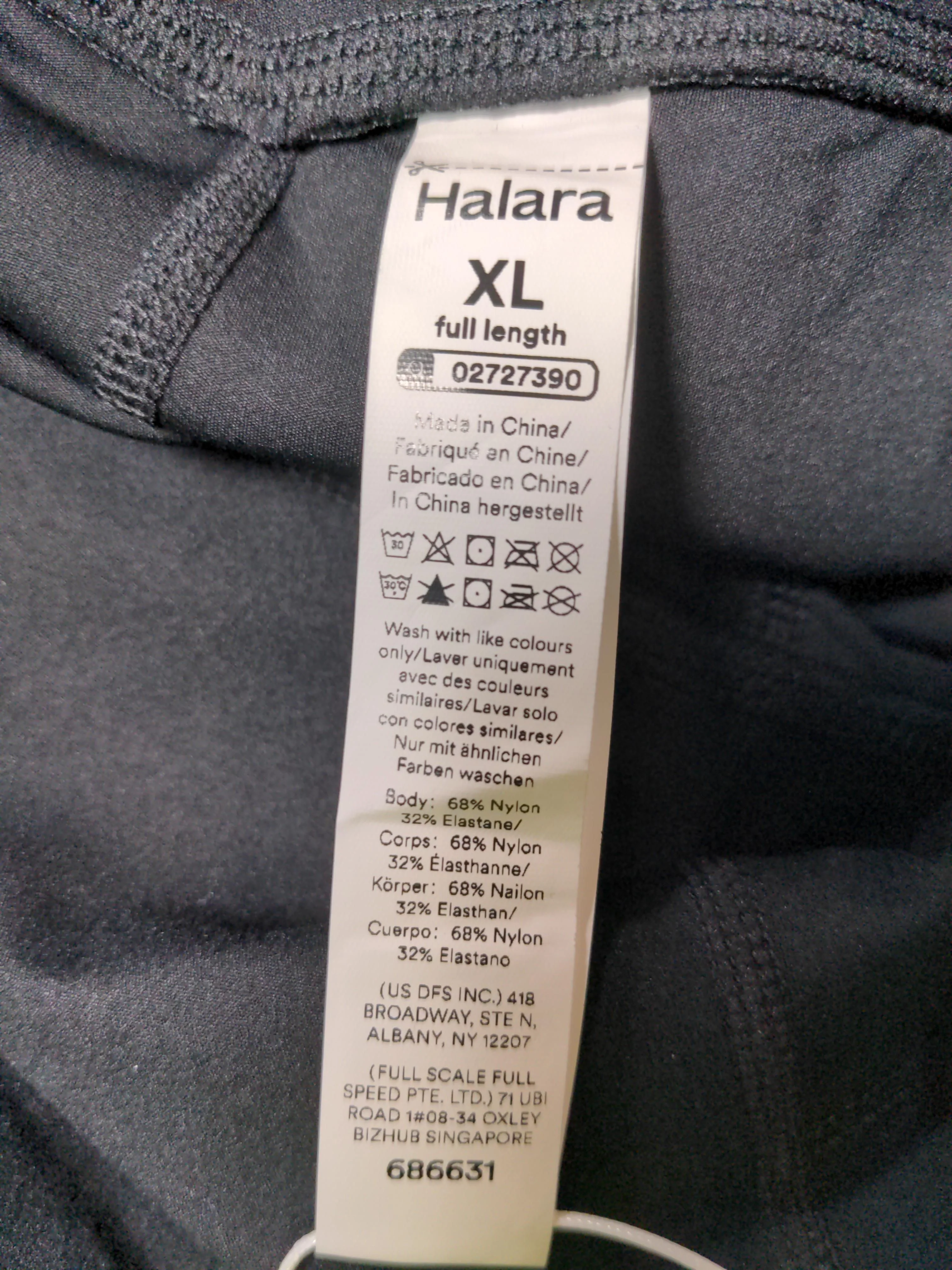 Halara Women's Leggings XL Black Nylon with Elastane Full length - Image 6